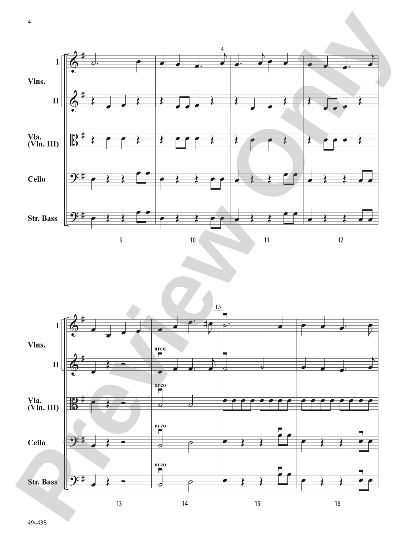 Grand Pursuit: Flexible String Ensemble Score & Parts