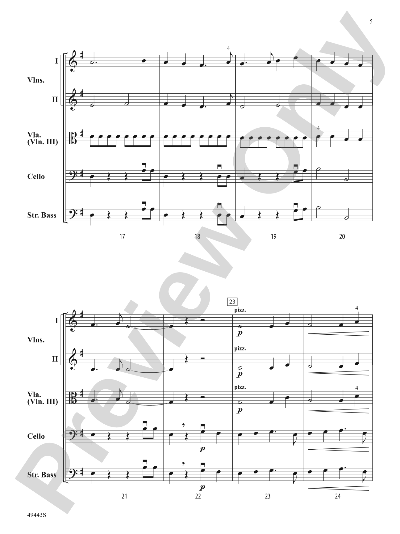 Grand Pursuit: Flexible String Ensemble Score & Parts