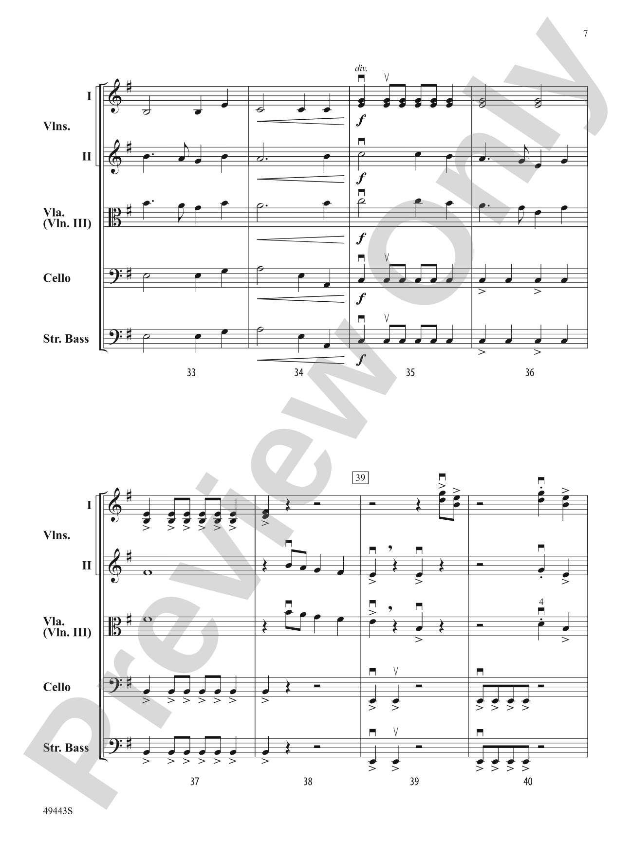 Grand Pursuit: Flexible String Ensemble Score & Parts