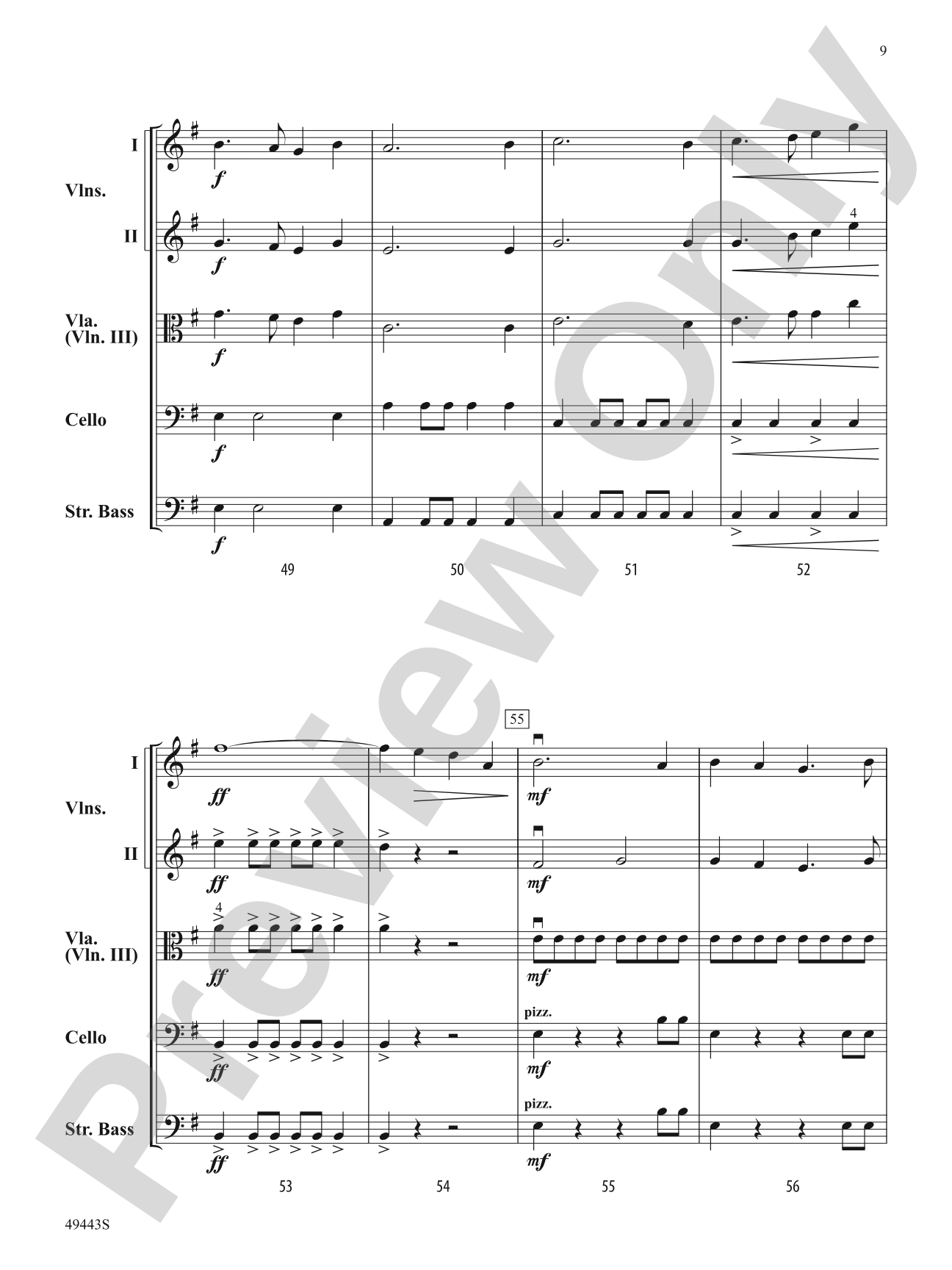 Grand Pursuit: Flexible String Ensemble Score & Parts
