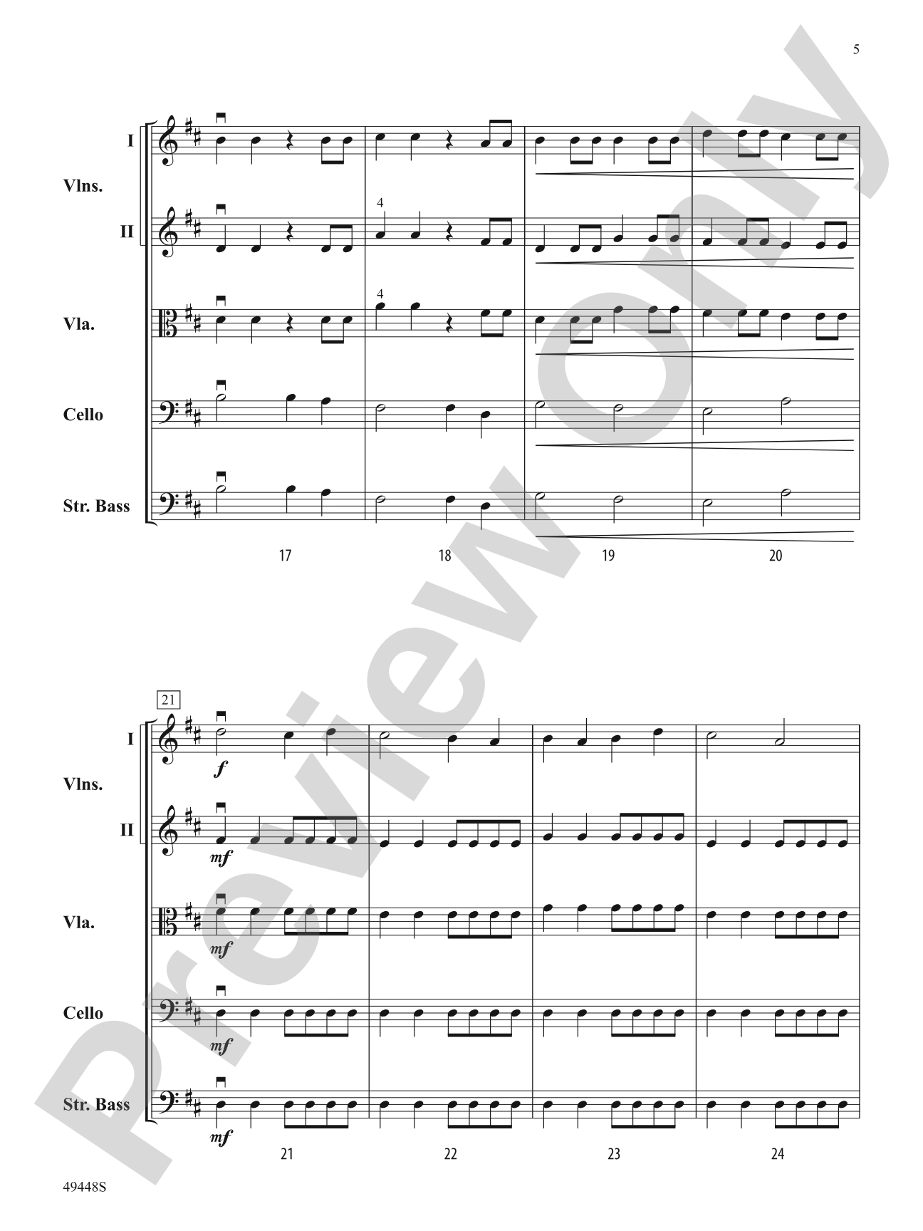 Exhilaration: Flexible String Ensemble Score & Parts