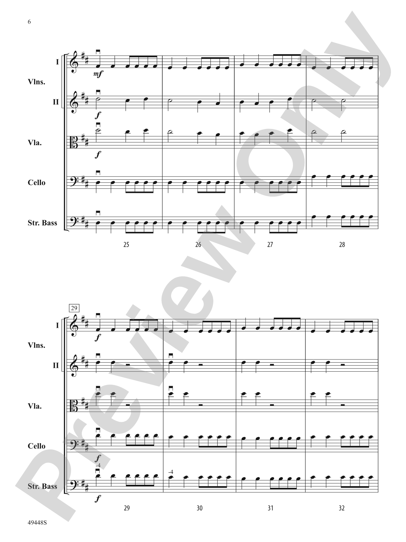 Exhilaration: Flexible String Ensemble Score & Parts