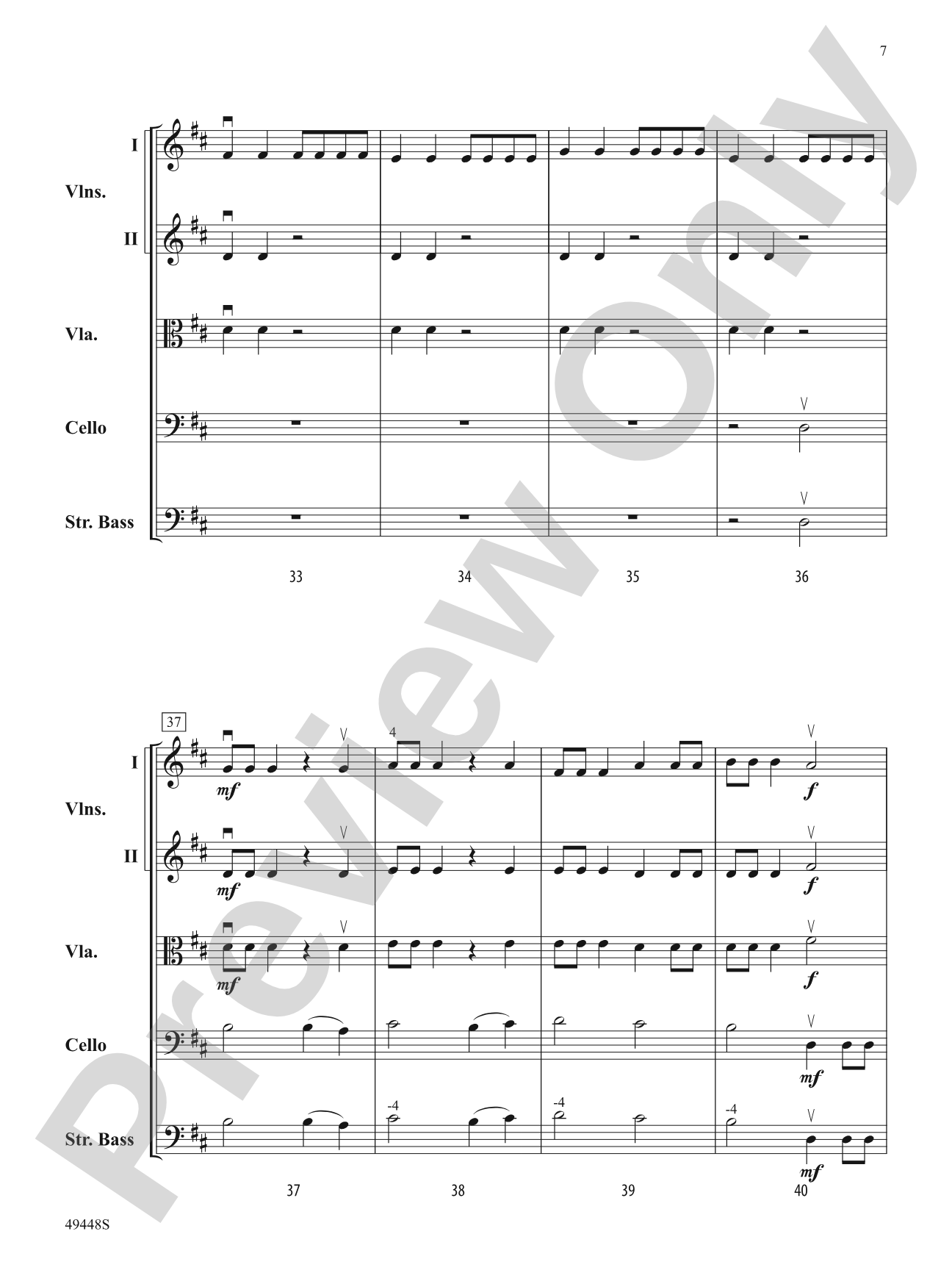Exhilaration: Flexible String Ensemble Score & Parts