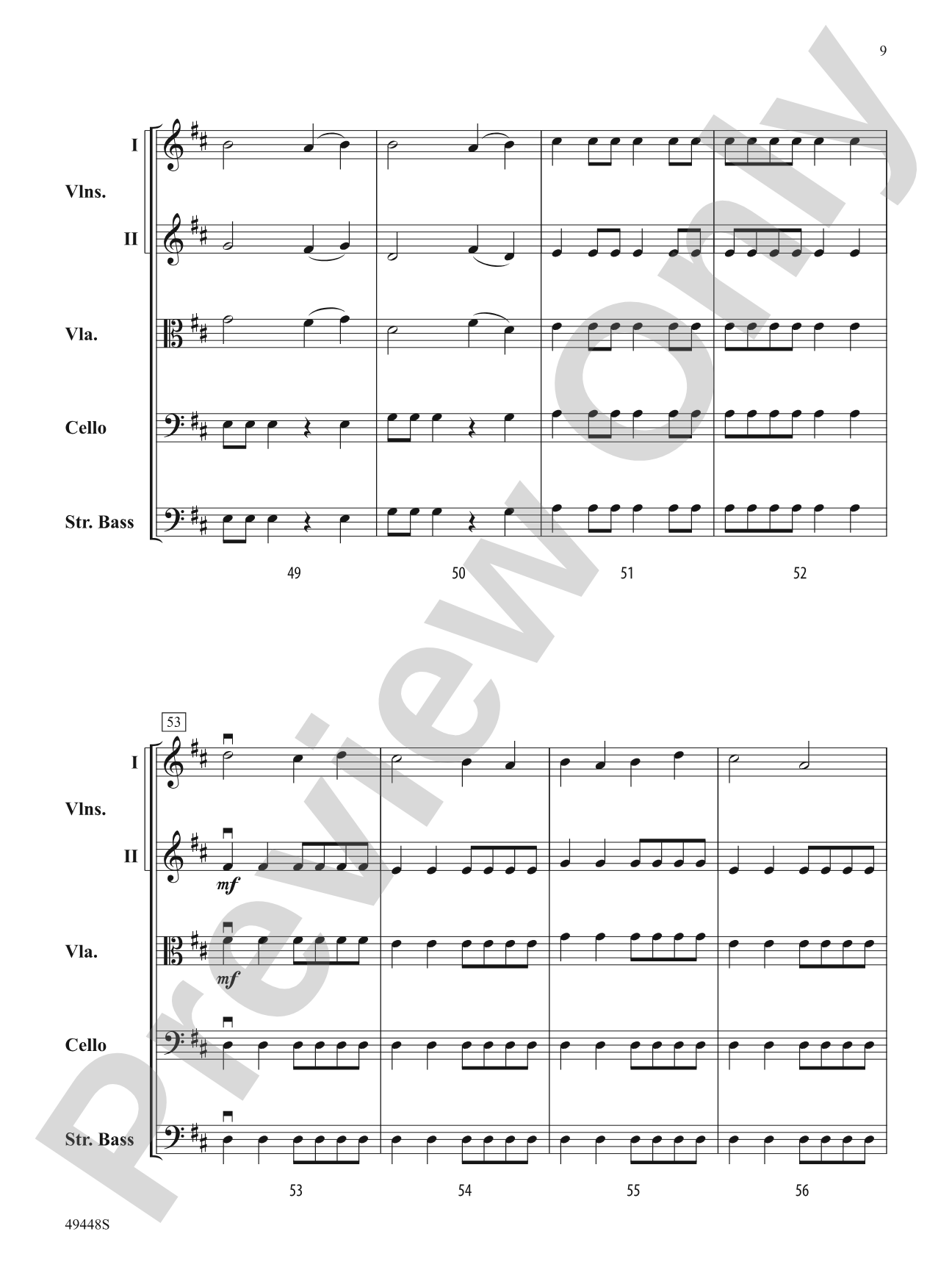 Exhilaration: Flexible String Ensemble Score & Parts