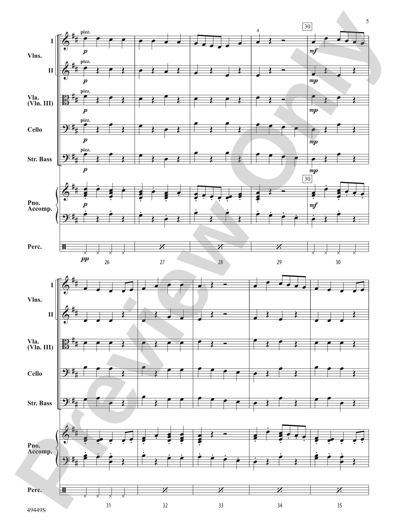 Snow Day: Flexible String Ensemble Score & Parts