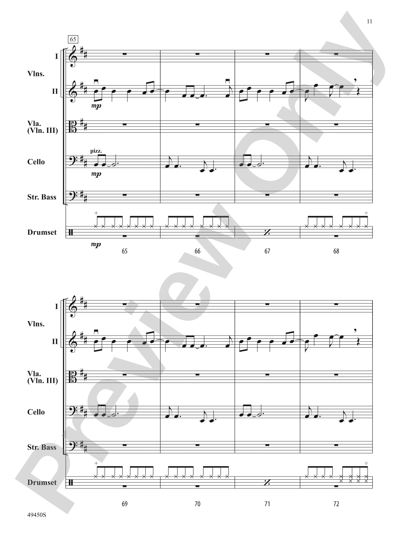 Good 4 U: Flexible String Ensemble Score & Parts