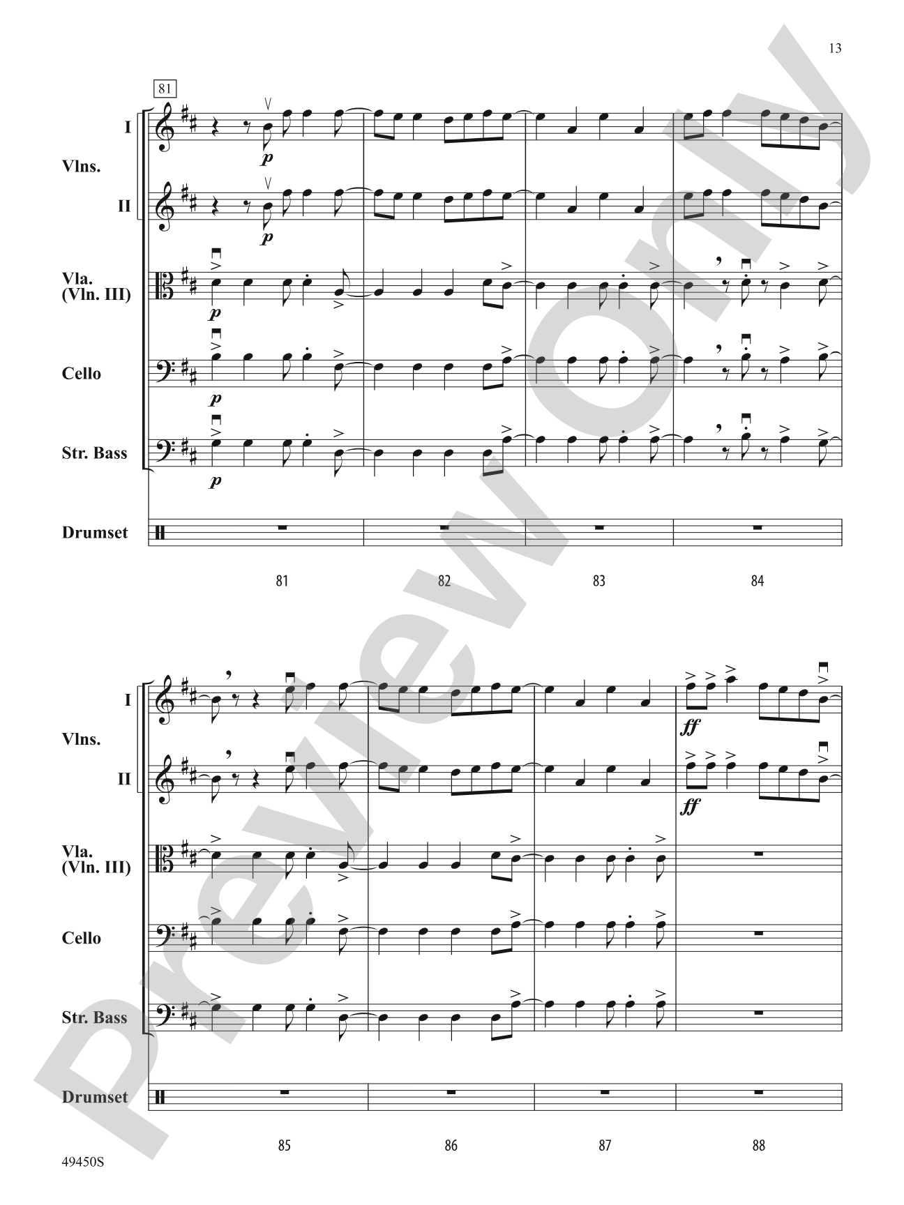 Good 4 U: Flexible String Ensemble Score & Parts