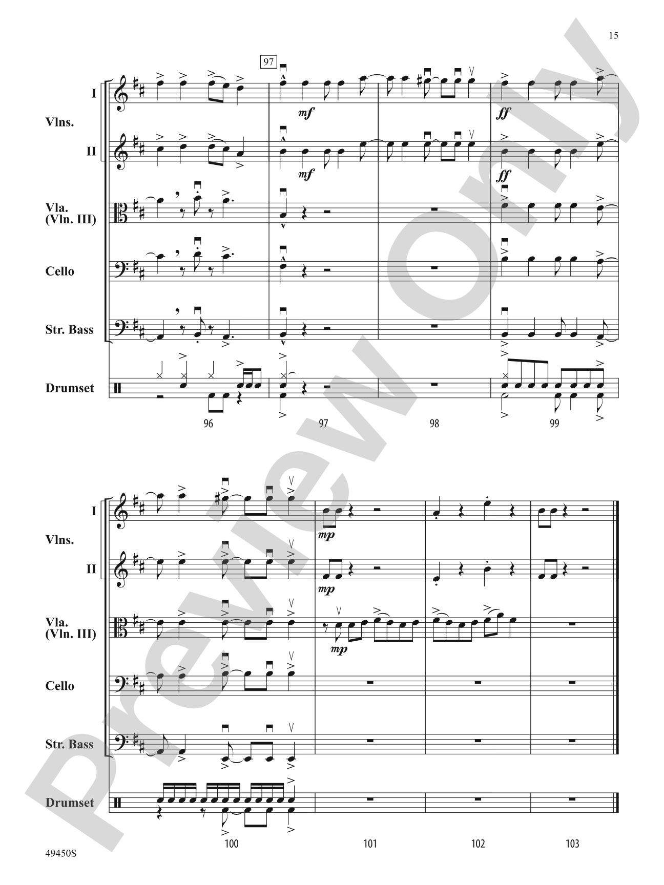 Good 4 U: Flexible String Ensemble Score & Parts