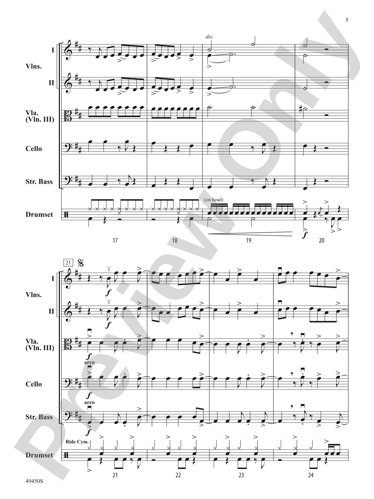 Good 4 U: Flexible String Ensemble Score & Parts