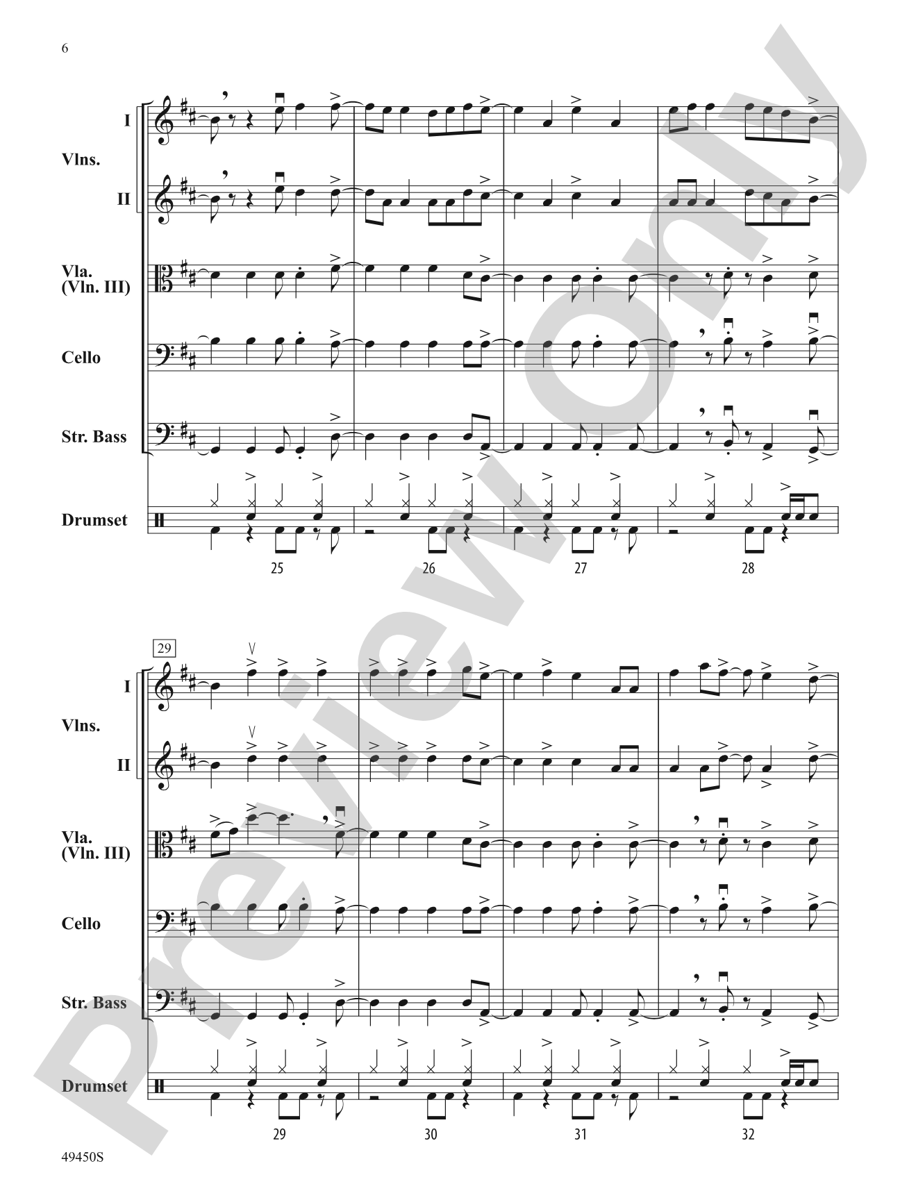 Good 4 U: Flexible String Ensemble Score & Parts