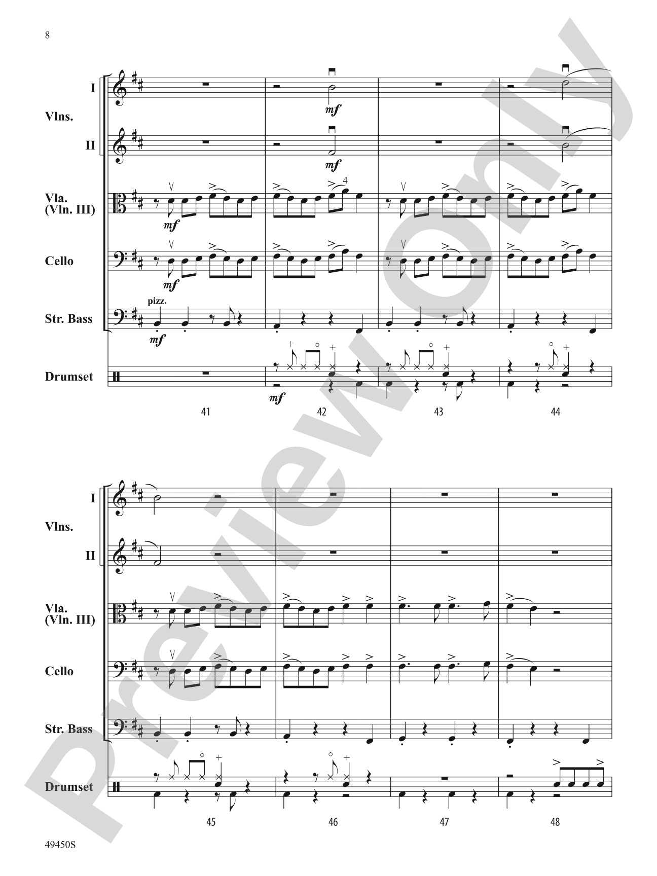 Good 4 U: Flexible String Ensemble Score & Parts