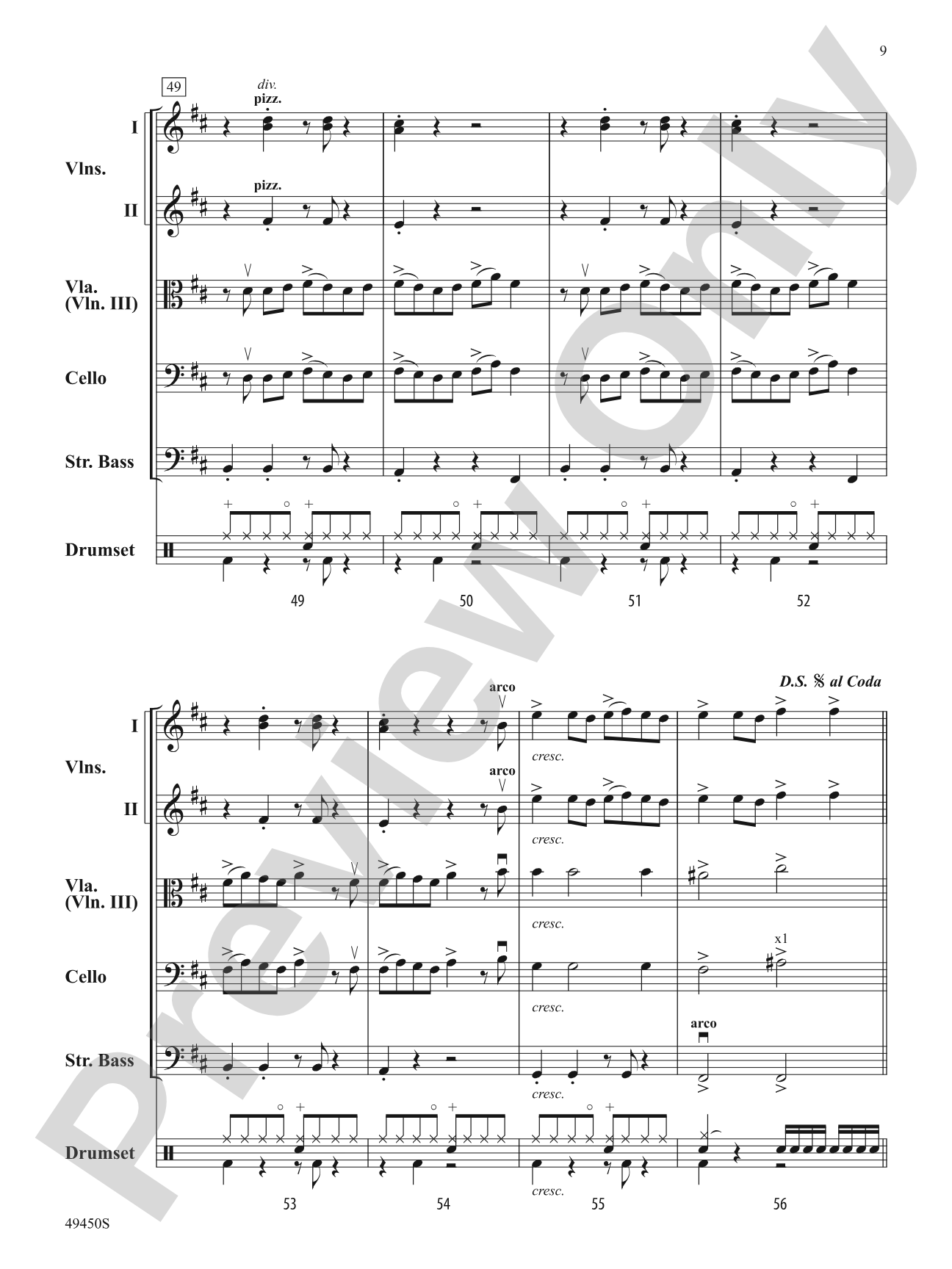 Good 4 U: Flexible String Ensemble Score & Parts