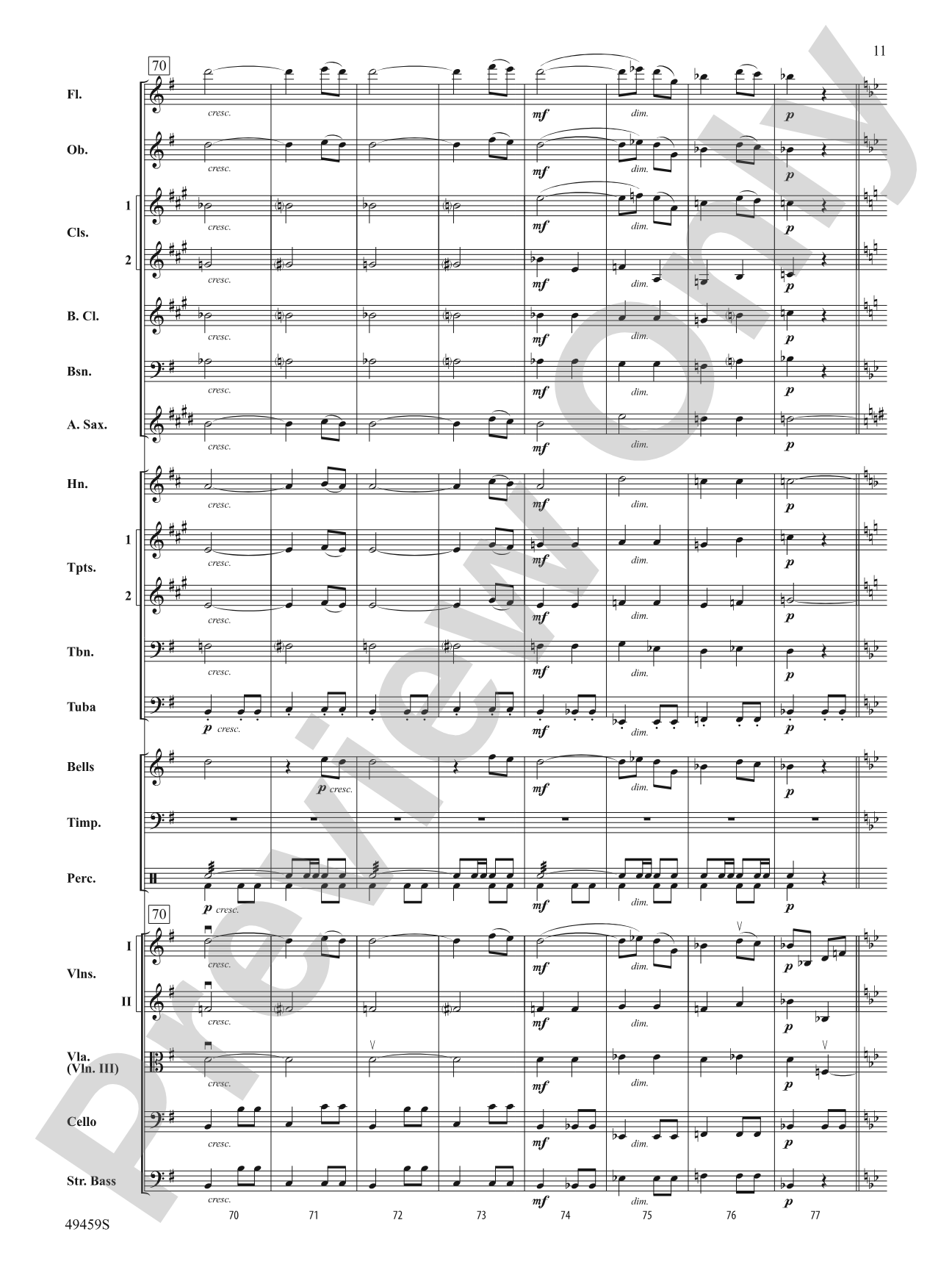 Symphony No. 7: Full Orchestra Conductor Score & Parts