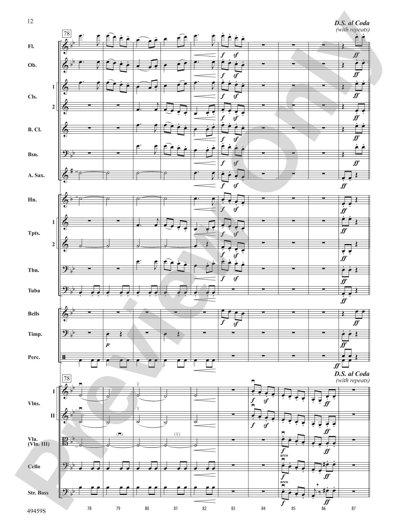 Symphony No. 7: Full Orchestra Conductor Score & Parts