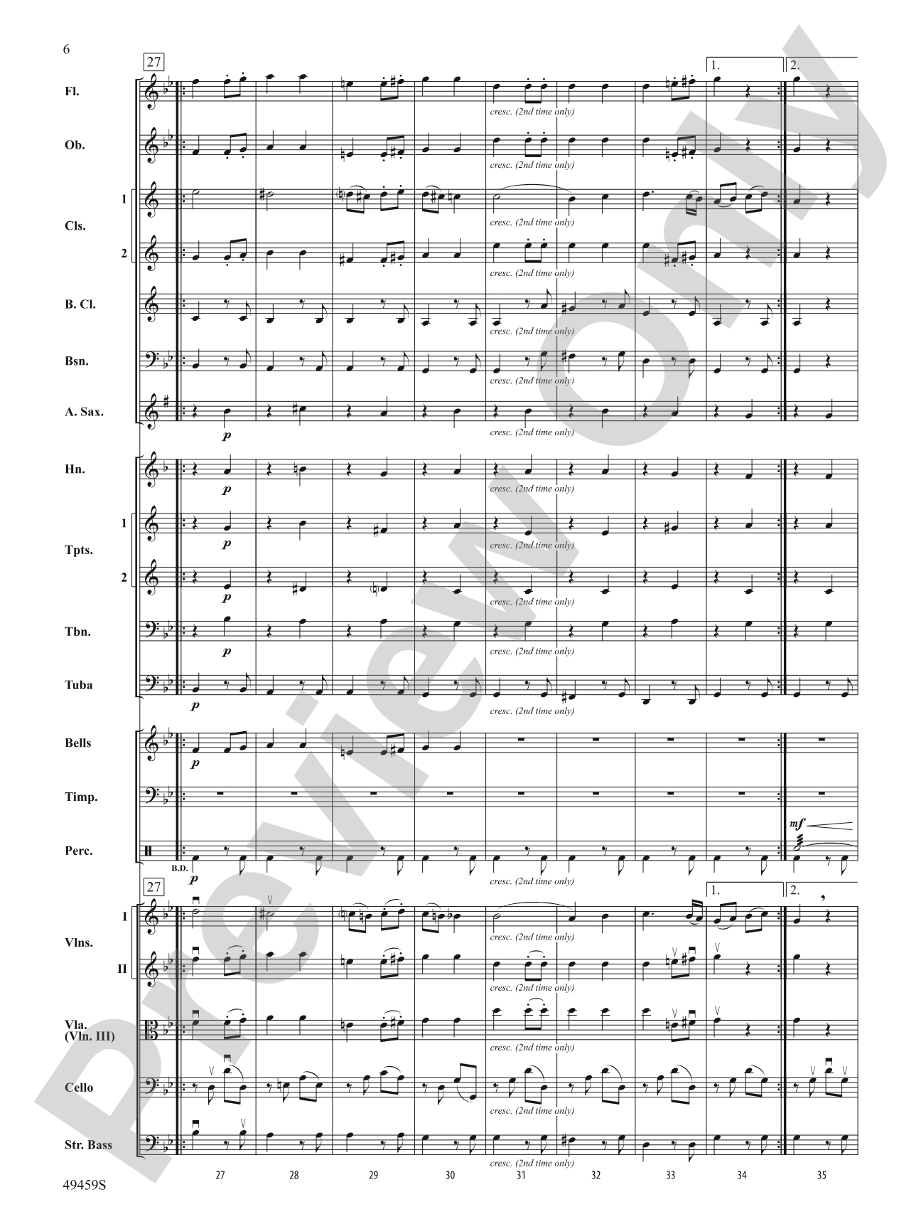 Symphony No. 7: Full Orchestra Conductor Score & Parts