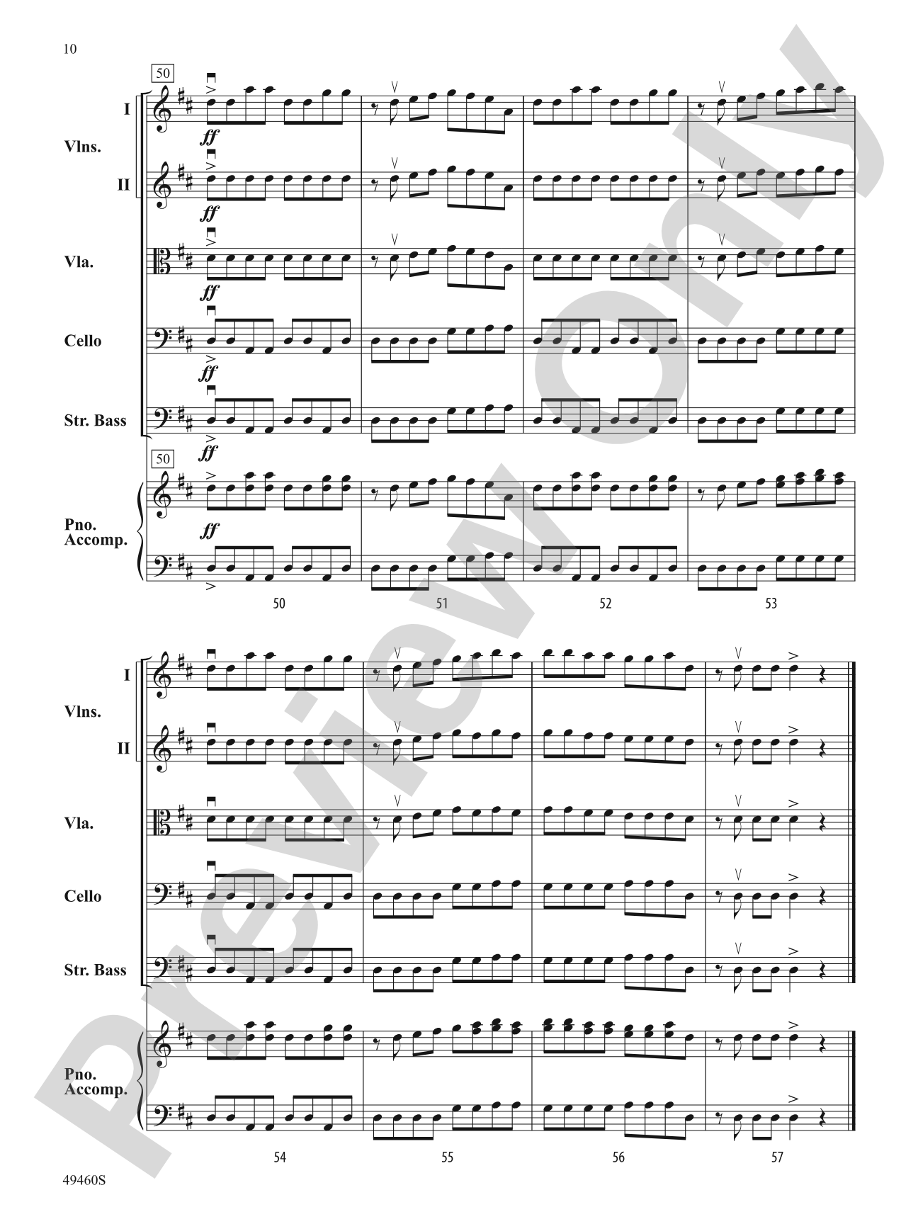 Resilience: Flexible String Ensemble Score & Parts