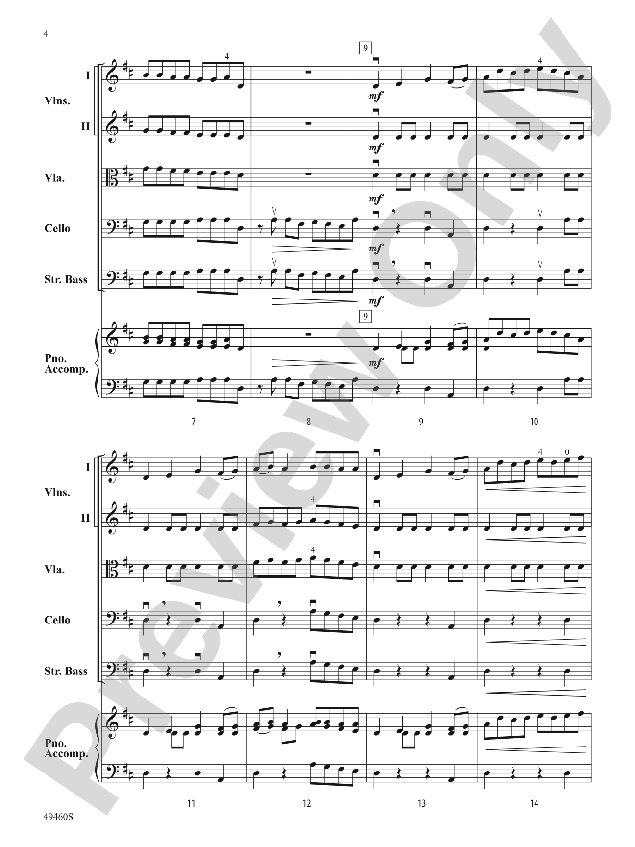 Resilience: Flexible String Ensemble Score & Parts
