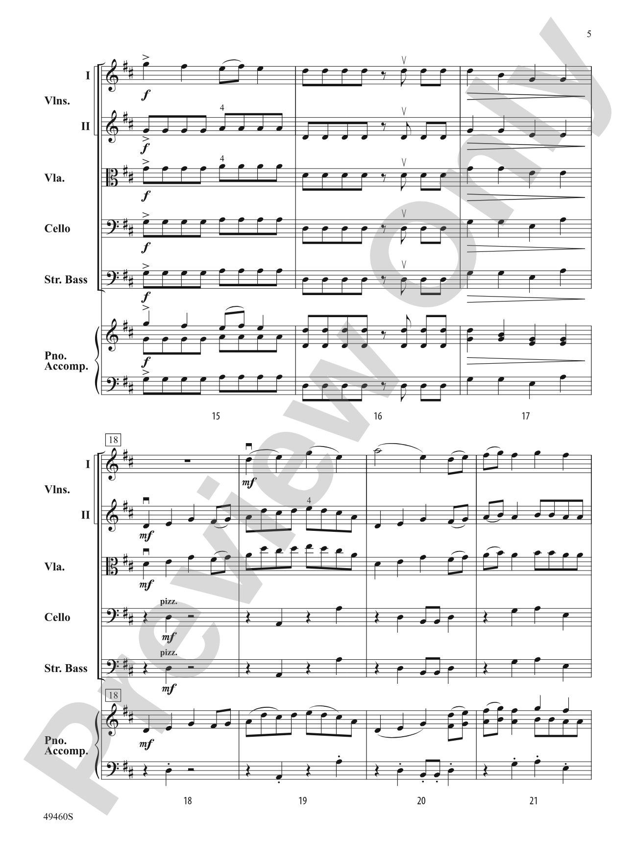Resilience: Flexible String Ensemble Score & Parts