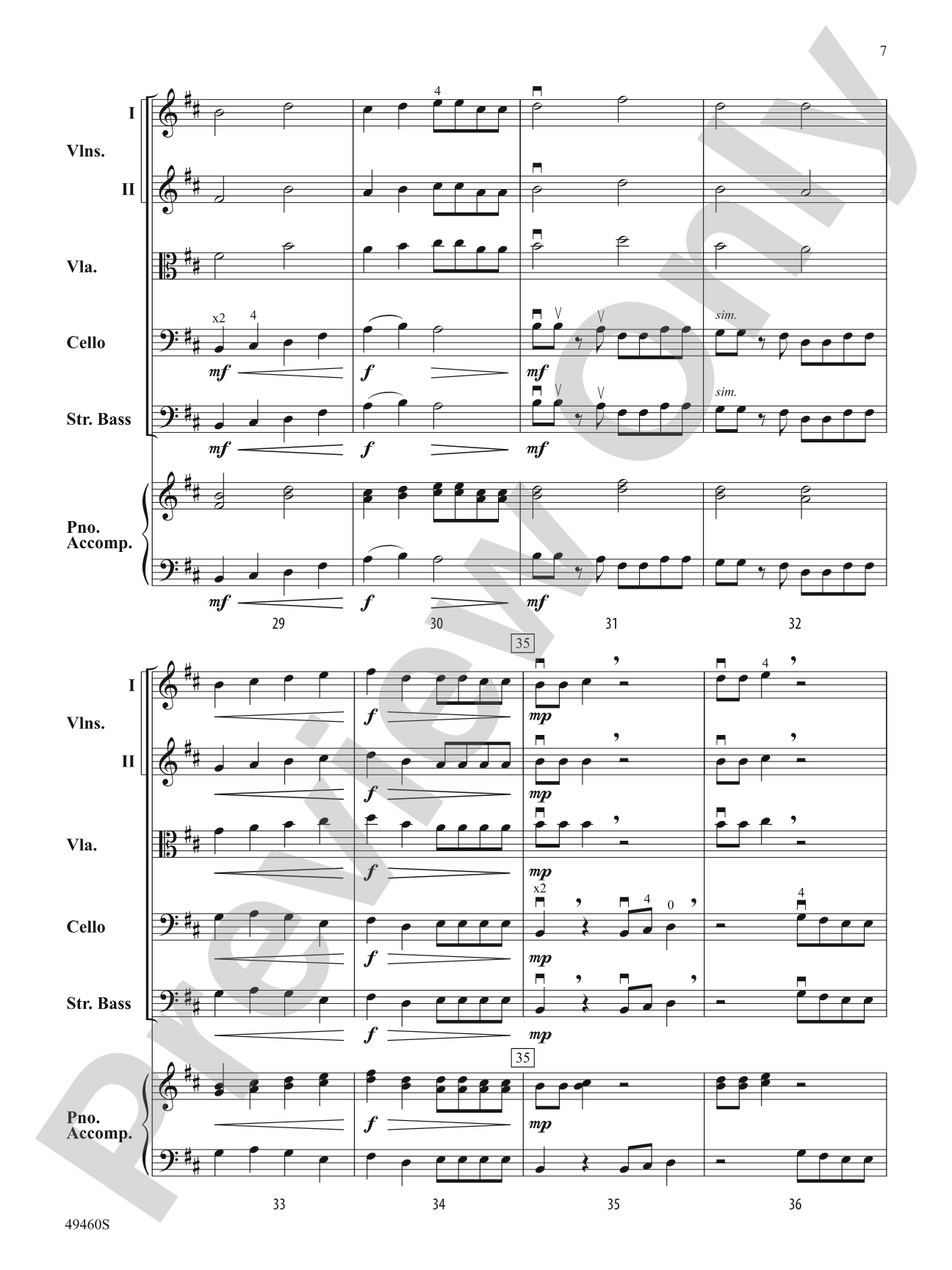 Resilience: Flexible String Ensemble Score & Parts