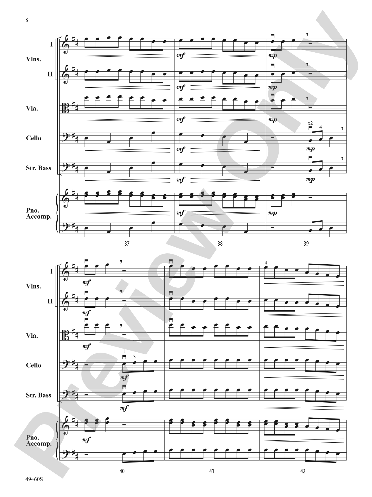 Resilience: Flexible String Ensemble Score & Parts
