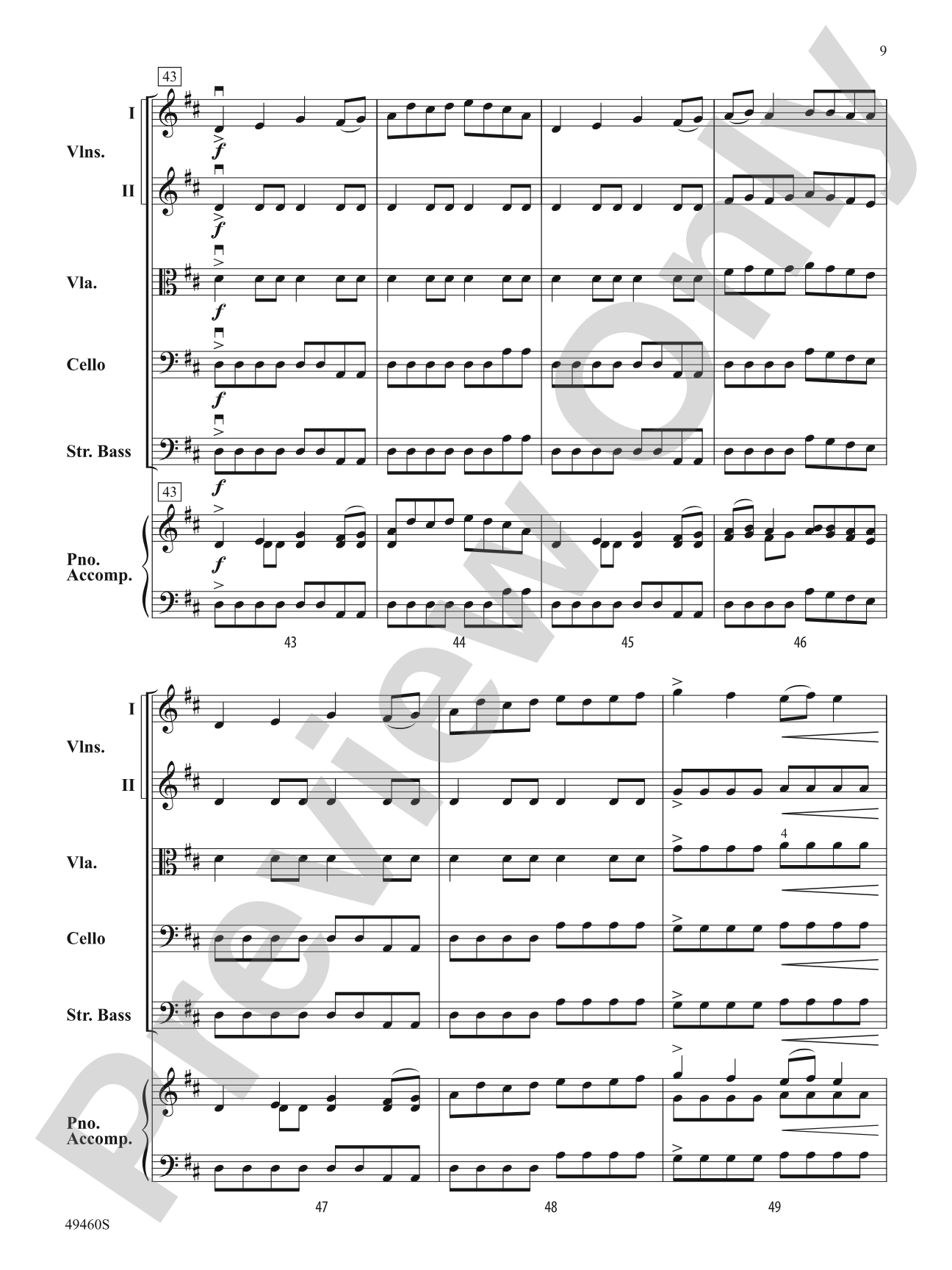 Resilience: Flexible String Ensemble Score & Parts