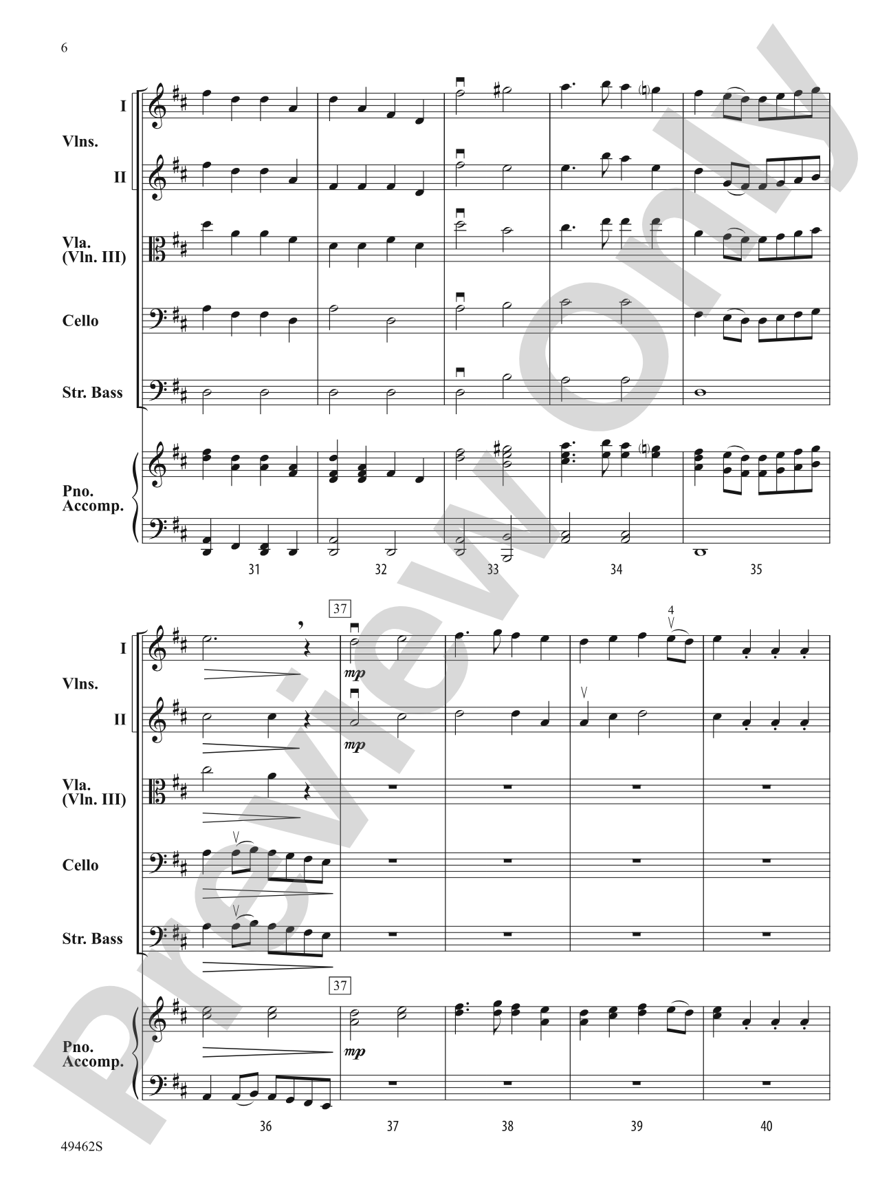 Percentage of Error: String Orchestra Conductor Score & Parts