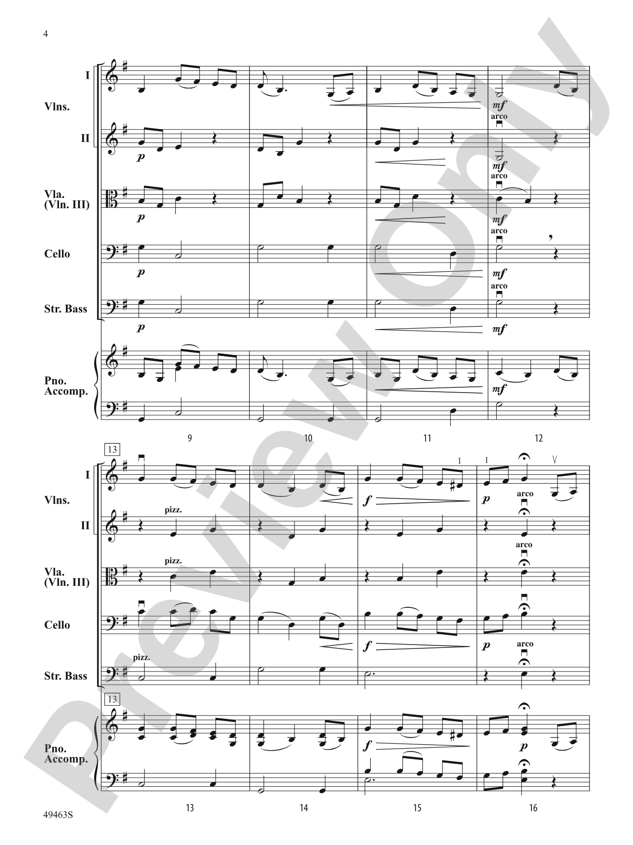 The Last Rose of Summer: Flexible String Ensemble Score & Parts