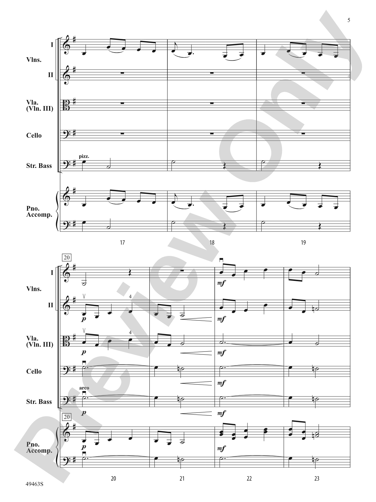 The Last Rose of Summer: Flexible String Ensemble Score & Parts