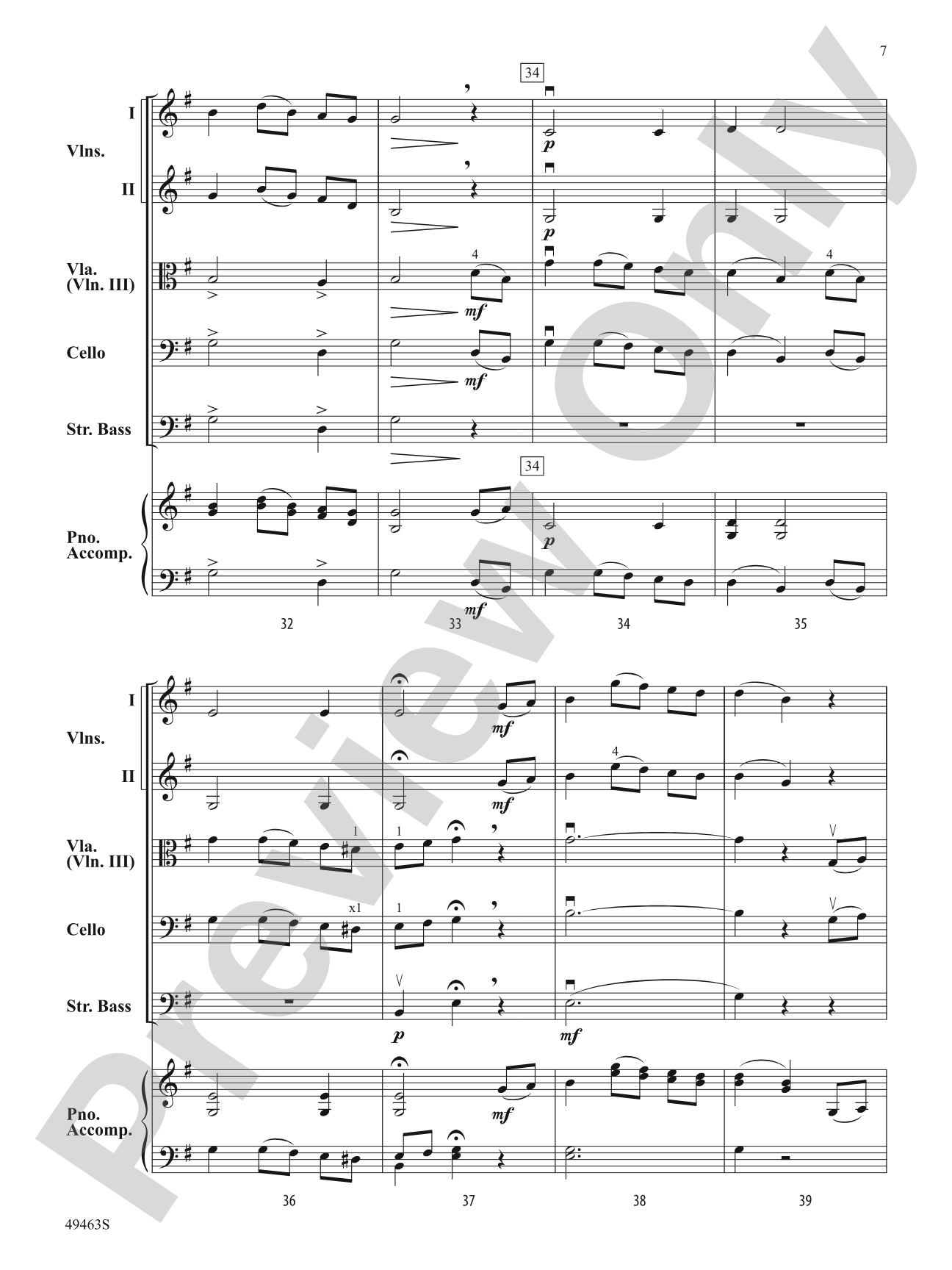 The Last Rose of Summer: Flexible String Ensemble Score & Parts