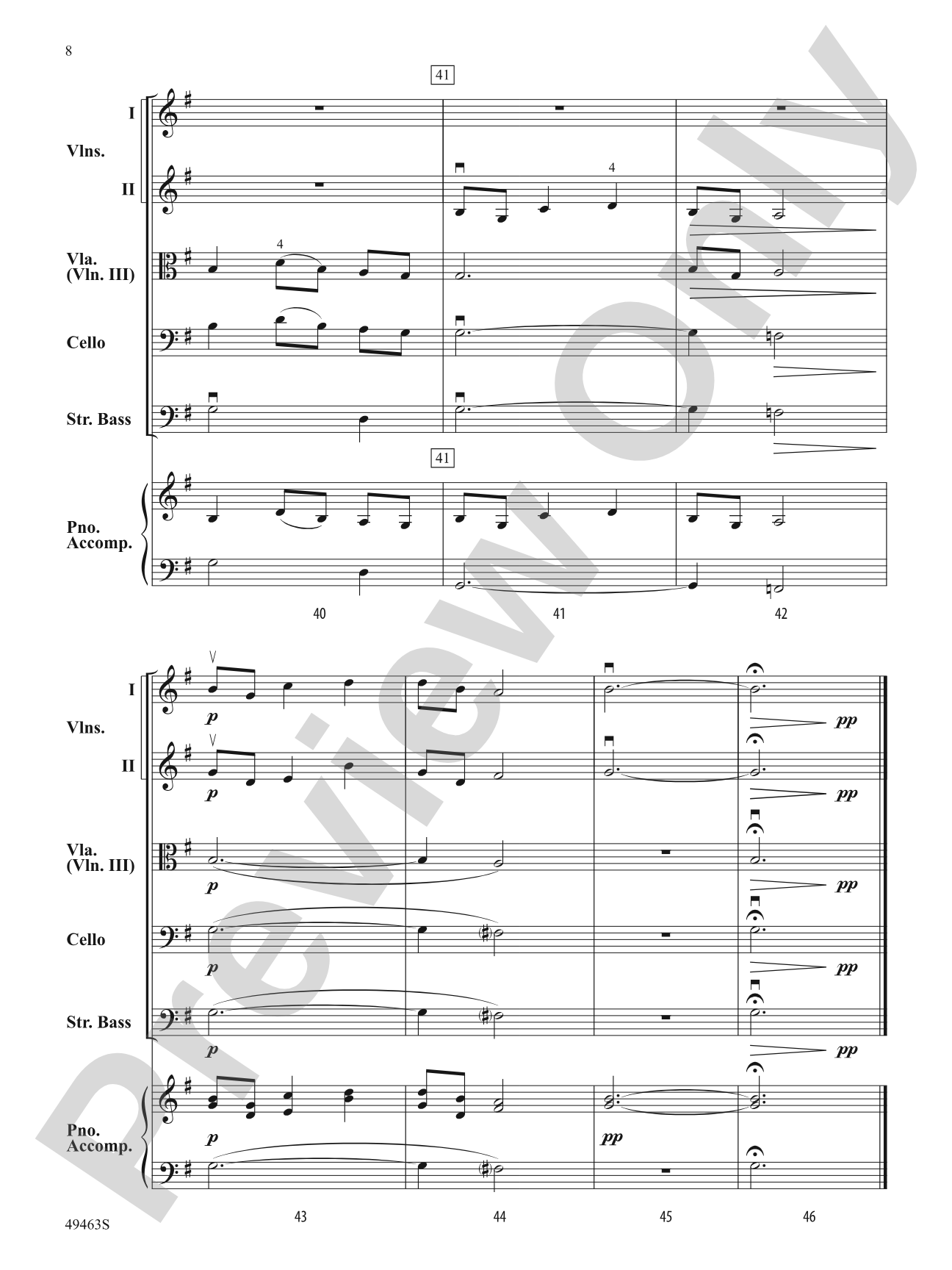 The Last Rose of Summer: Flexible String Ensemble Score & Parts