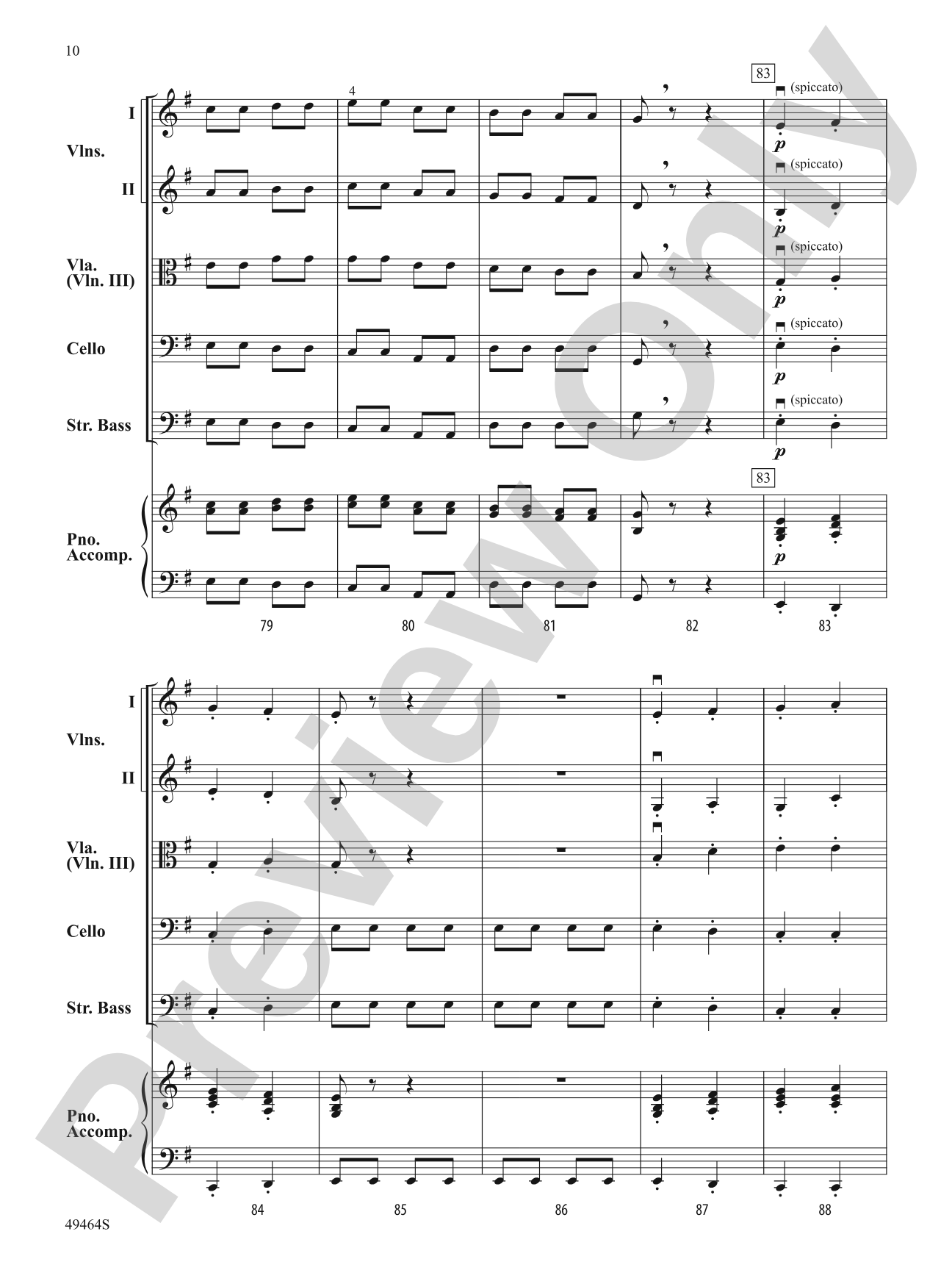 Spiccato Palooza!: String Orchestra Conductor Score & Parts