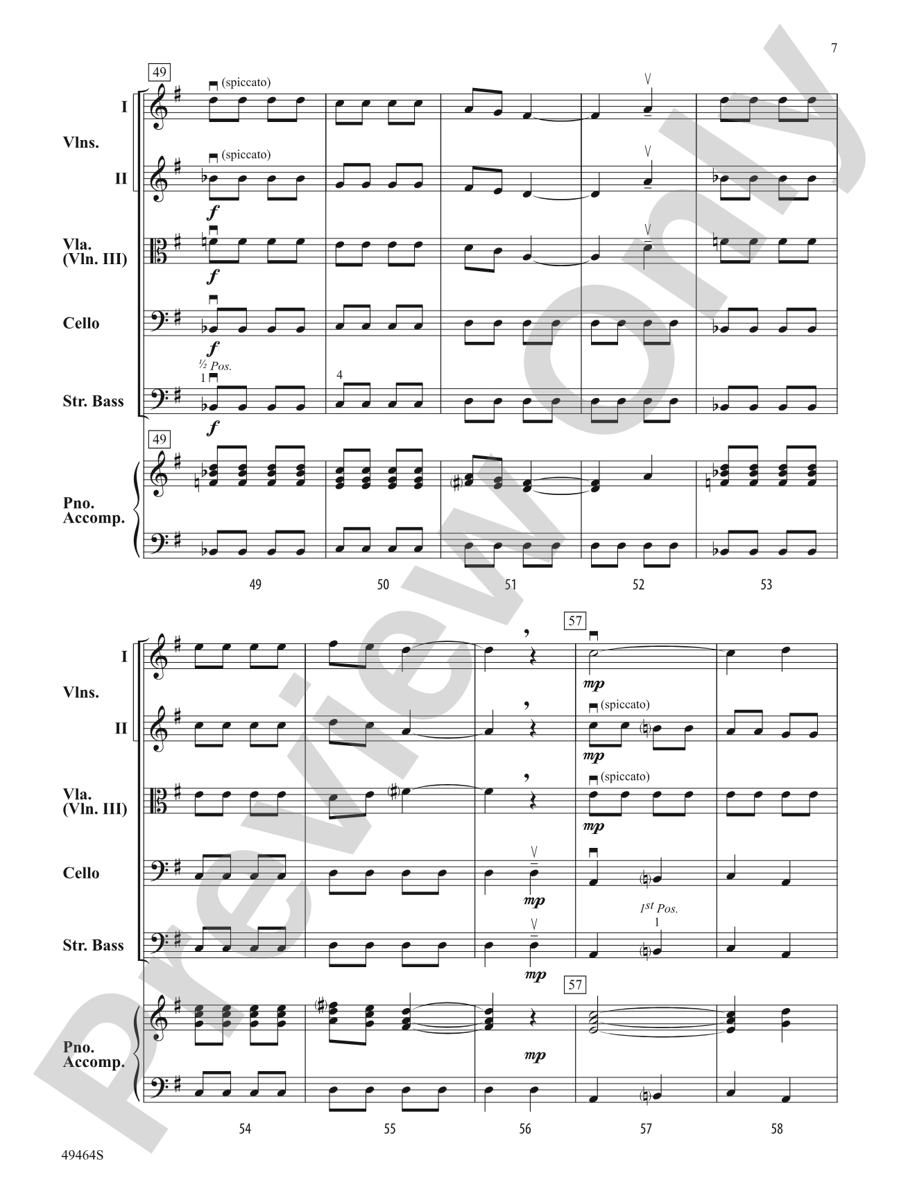 Spiccato Palooza!: String Orchestra Conductor Score & Parts
