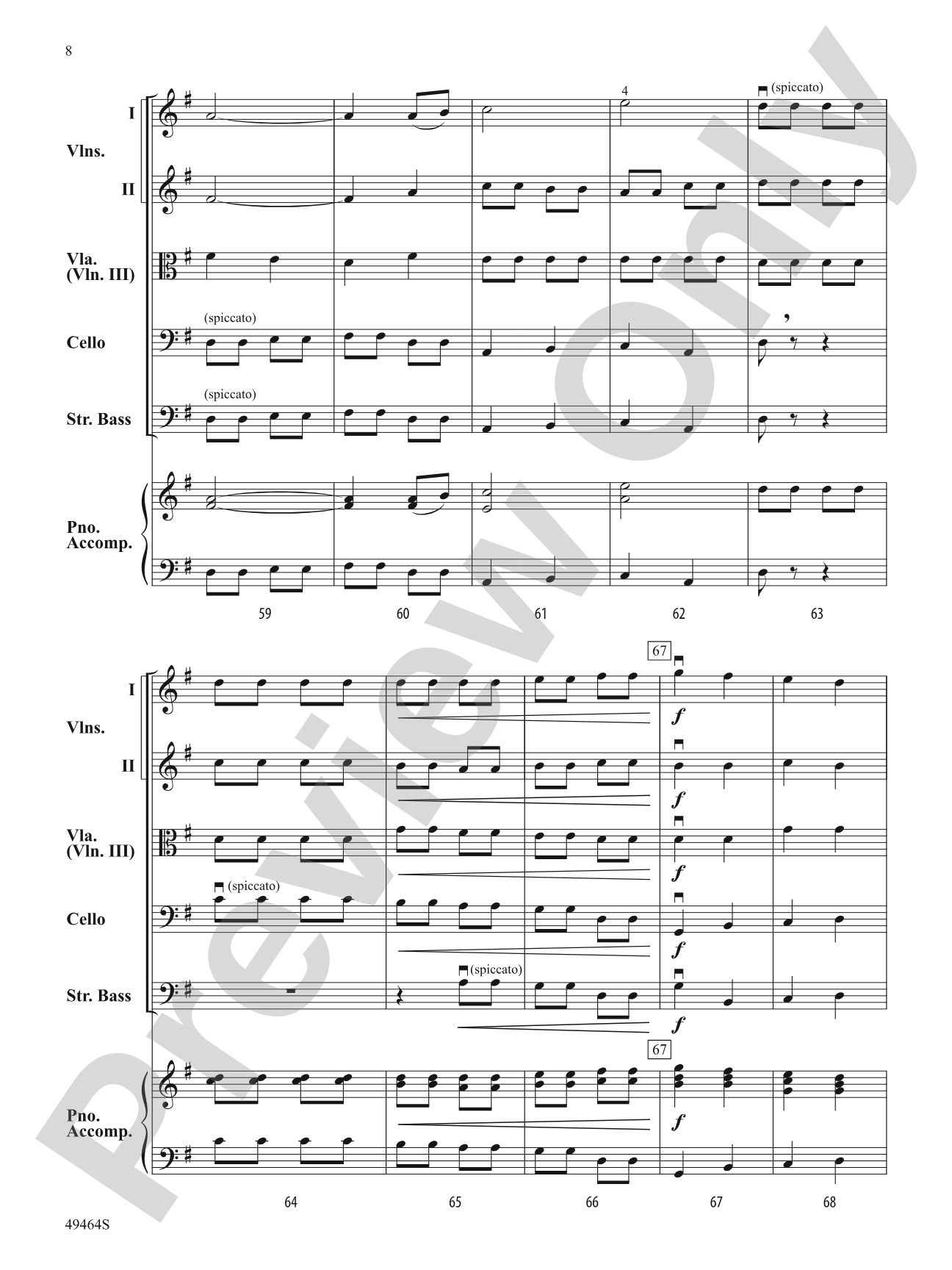 Spiccato Palooza!: String Orchestra Conductor Score & Parts