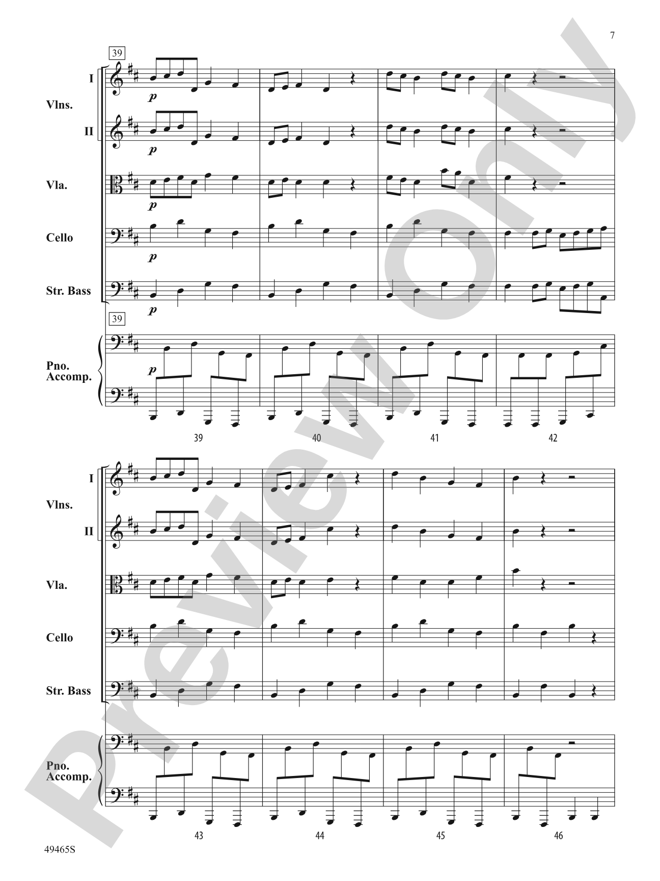 Midnight Mischief: String Orchestra Conductor Score & Parts