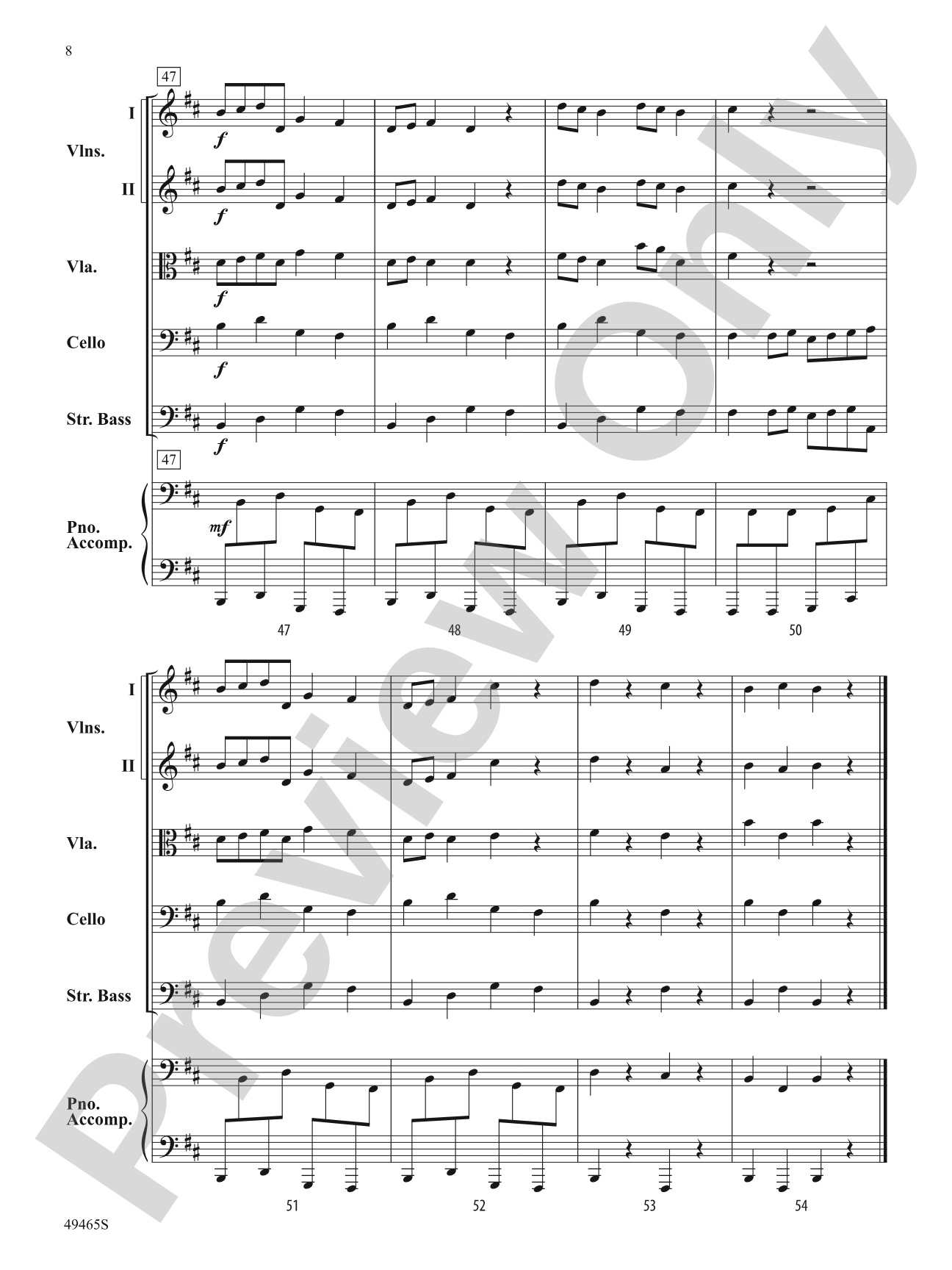 Midnight Mischief: String Orchestra Conductor Score & Parts