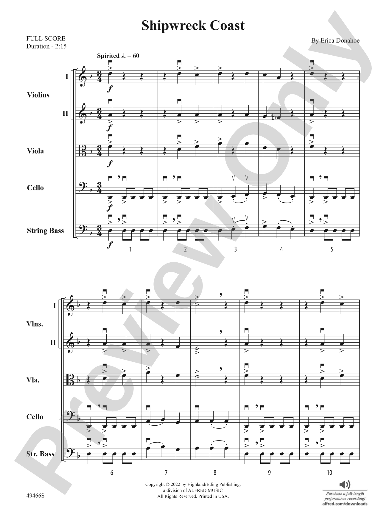 Shipwreck Coast: Score