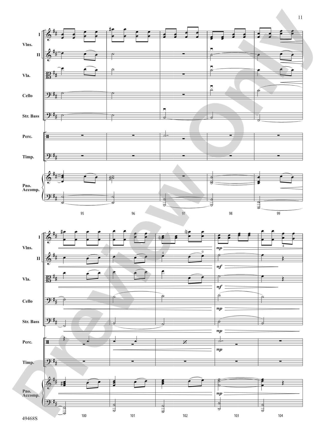 Autumn and Winter: String Orchestra Conductor Score & Parts
