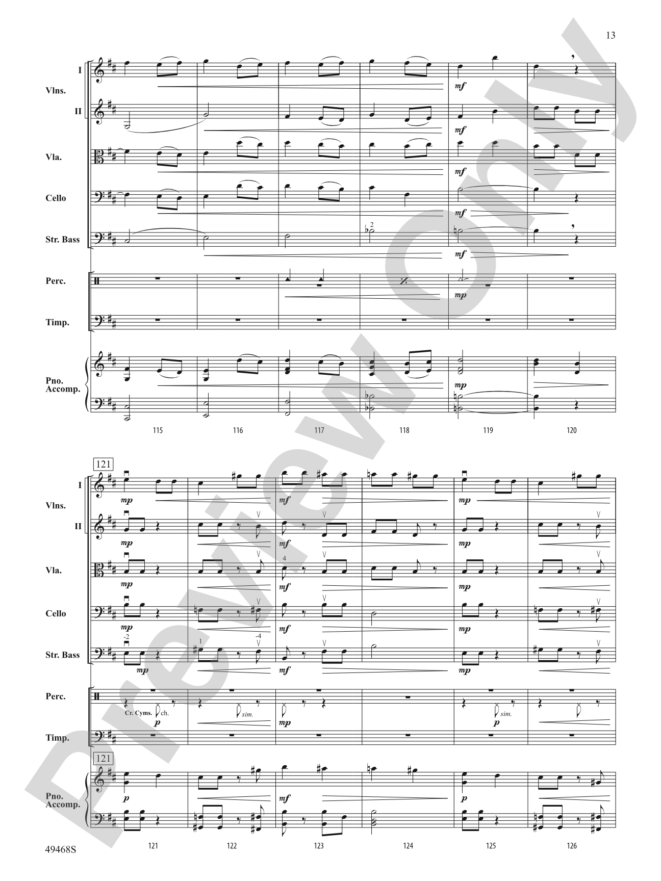Autumn and Winter: String Orchestra Conductor Score & Parts