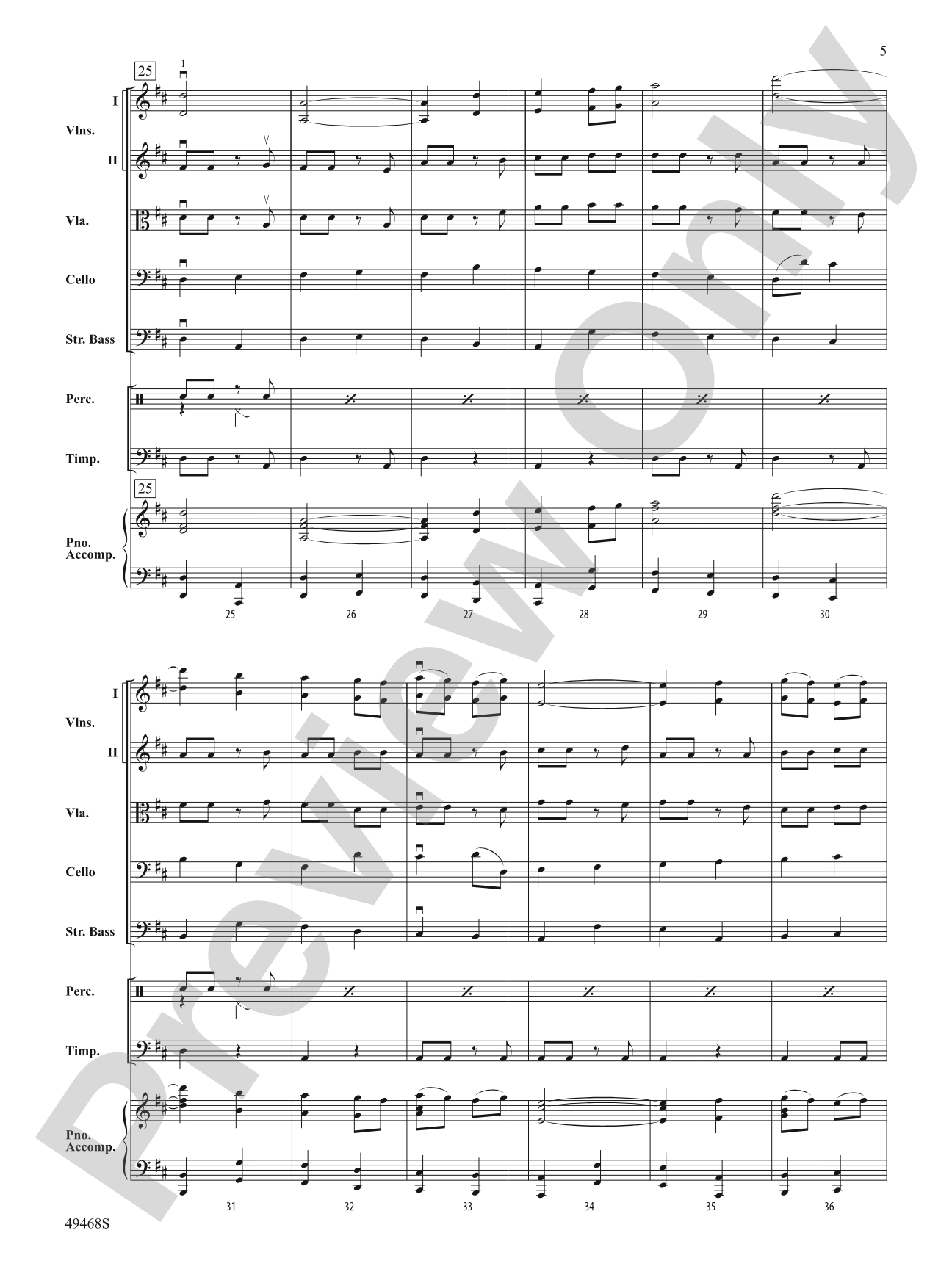 Autumn and Winter: String Orchestra Conductor Score & Parts