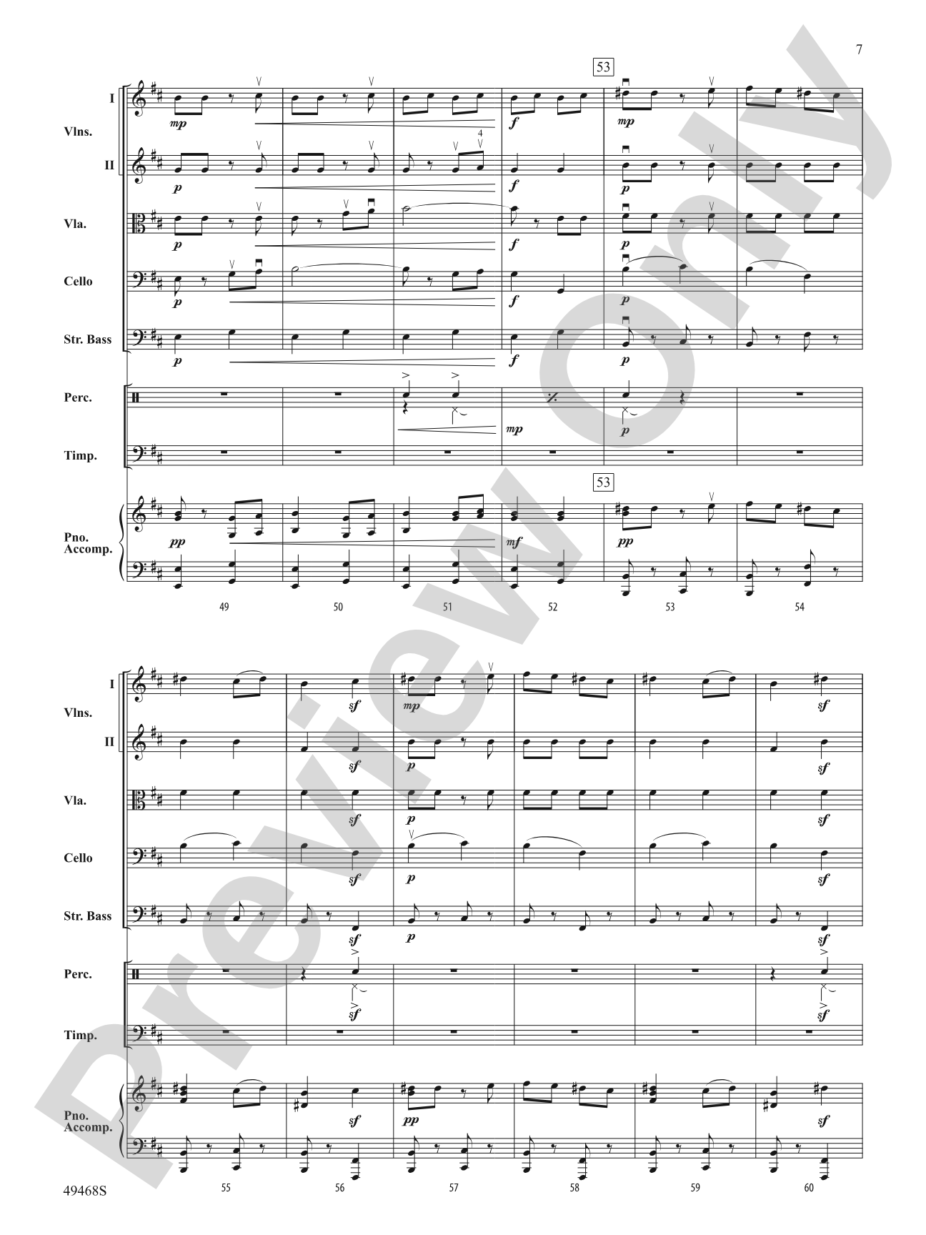 Autumn and Winter: String Orchestra Conductor Score & Parts