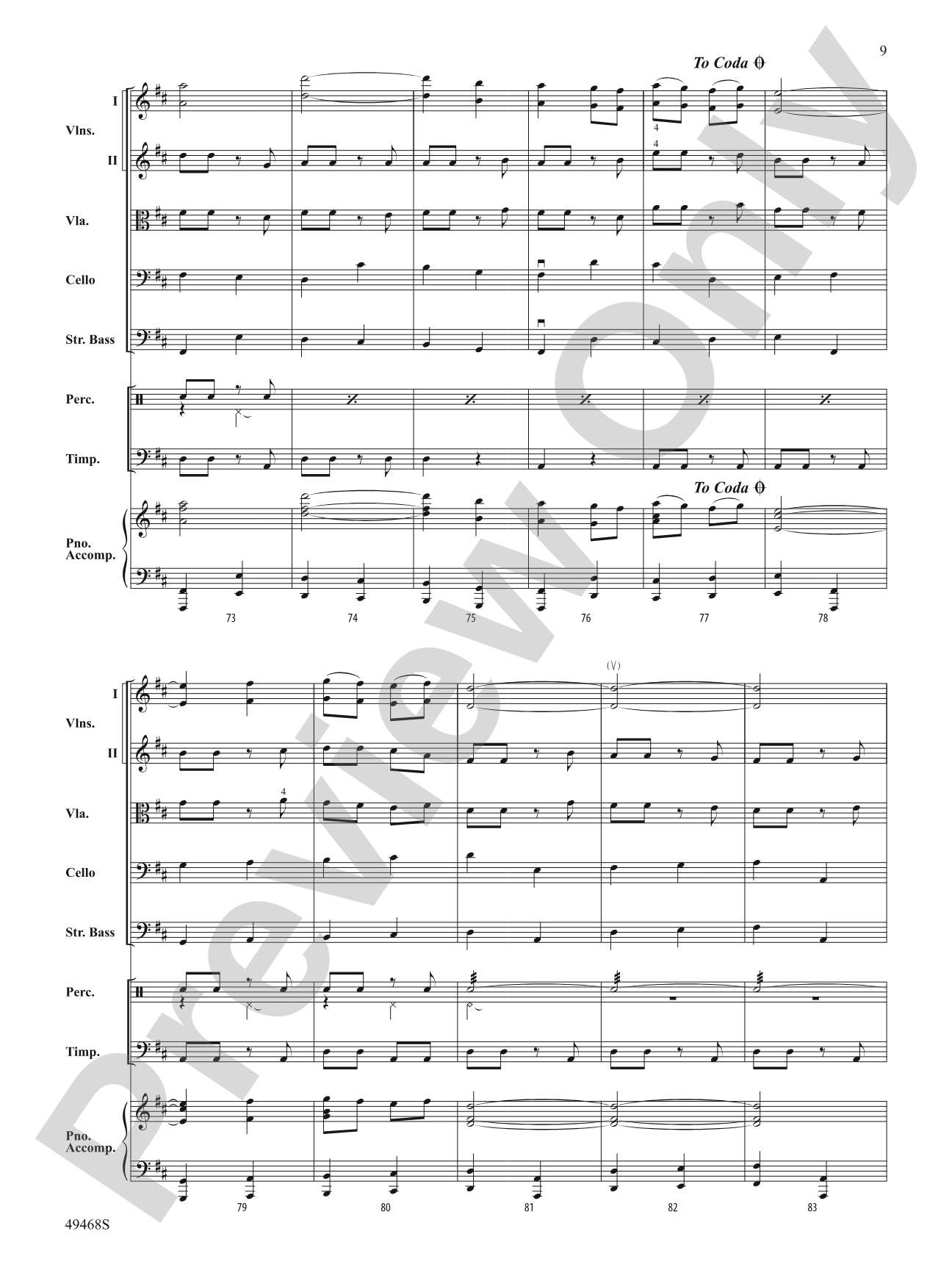 Autumn and Winter: String Orchestra Conductor Score & Parts