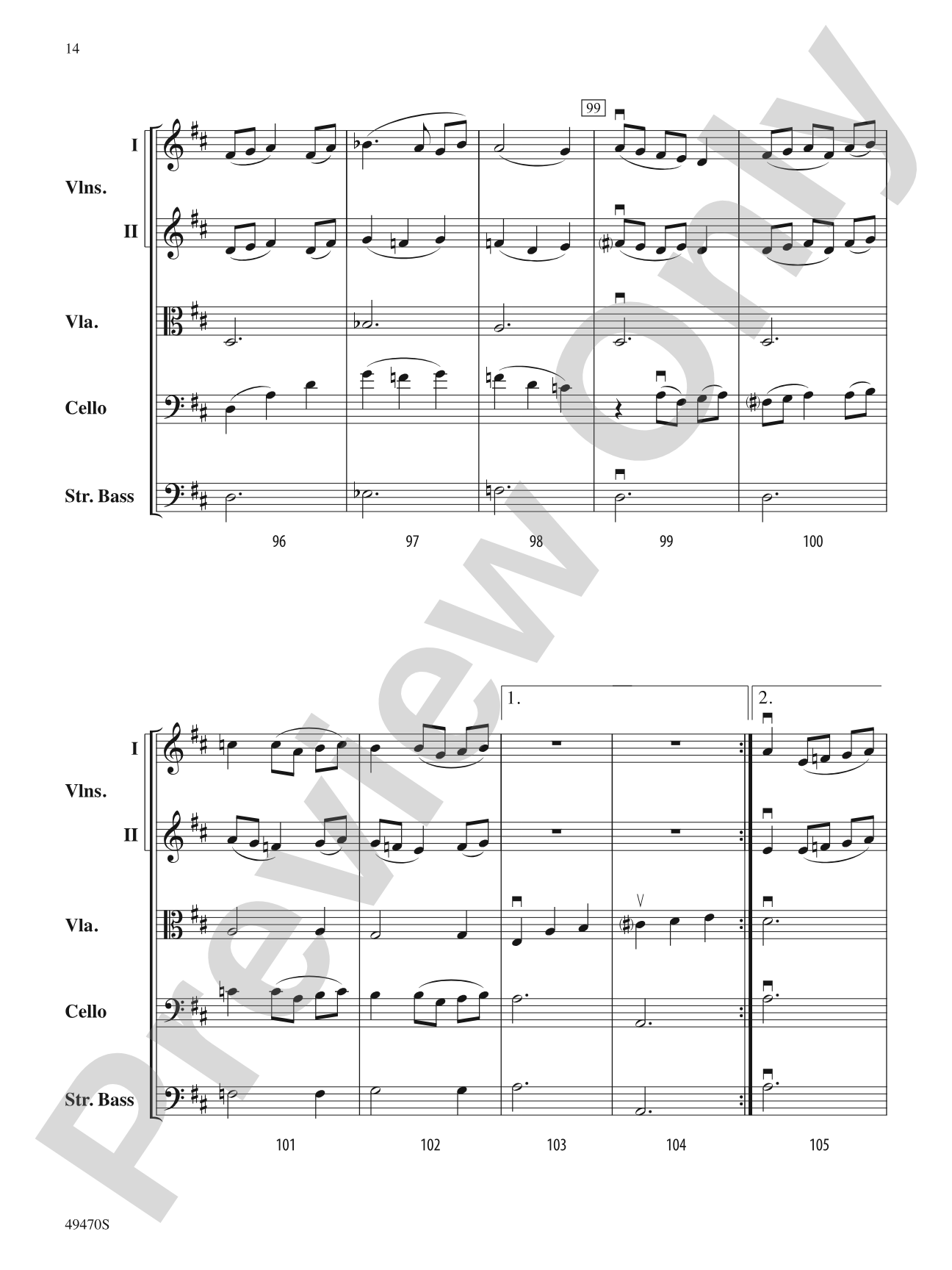 New Chances, New Dances: String Orchestra Conductor Score & Parts