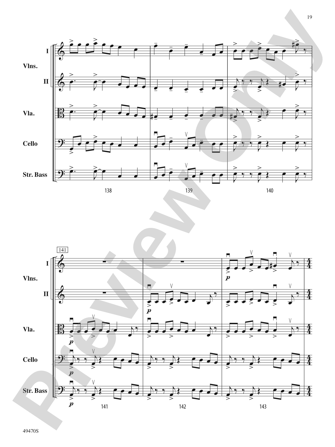 New Chances, New Dances: String Orchestra Conductor Score & Parts