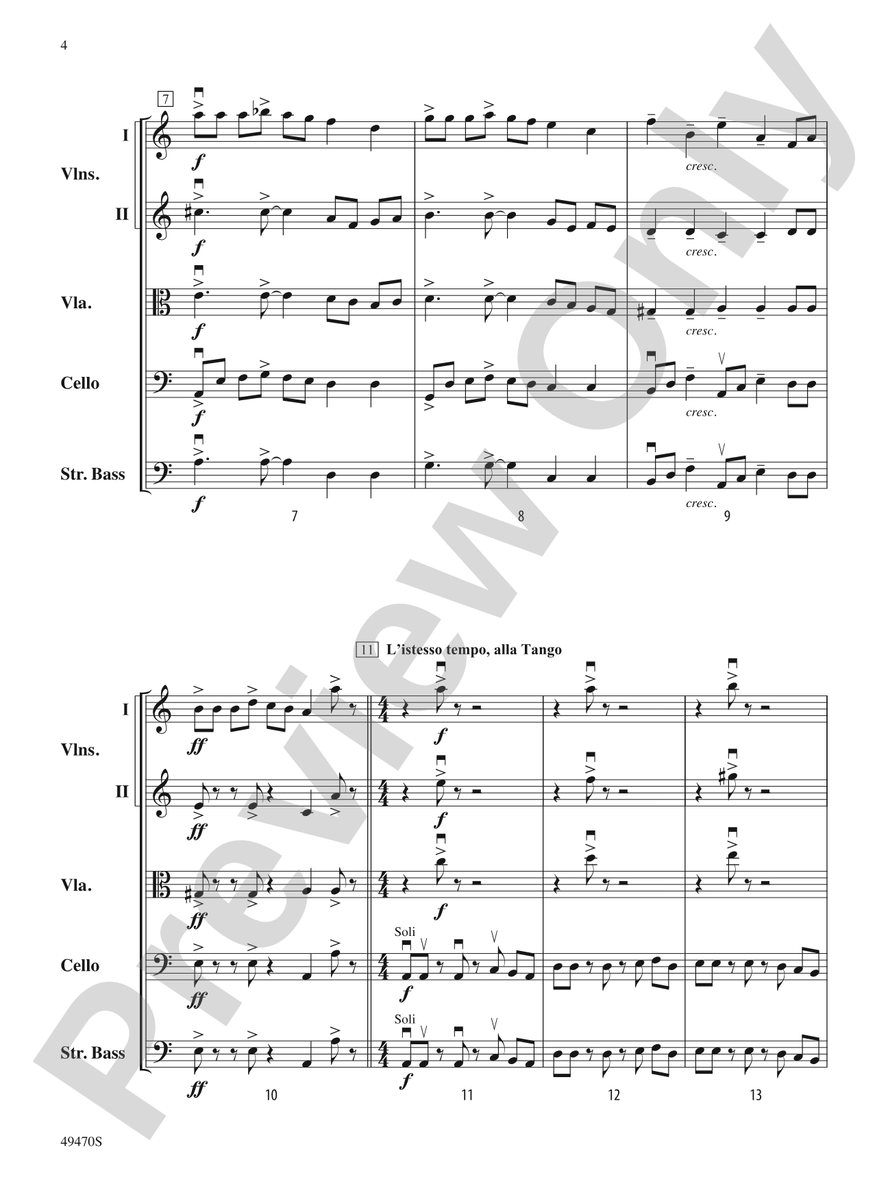 New Chances, New Dances: String Orchestra Conductor Score & Parts