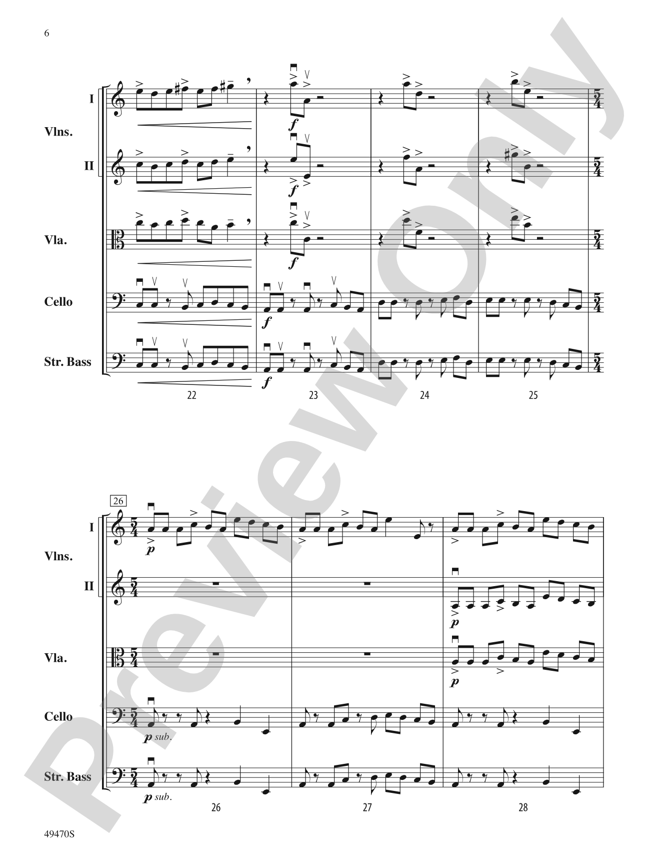New Chances, New Dances: String Orchestra Conductor Score & Parts