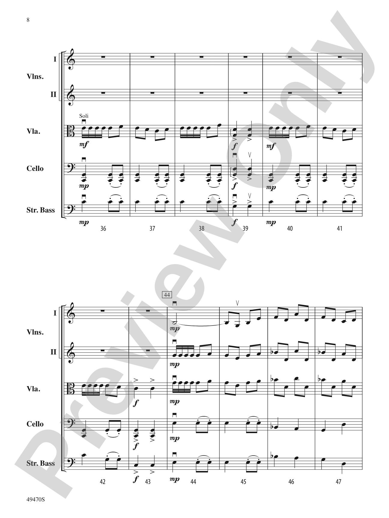 New Chances, New Dances: String Orchestra Conductor Score & Parts