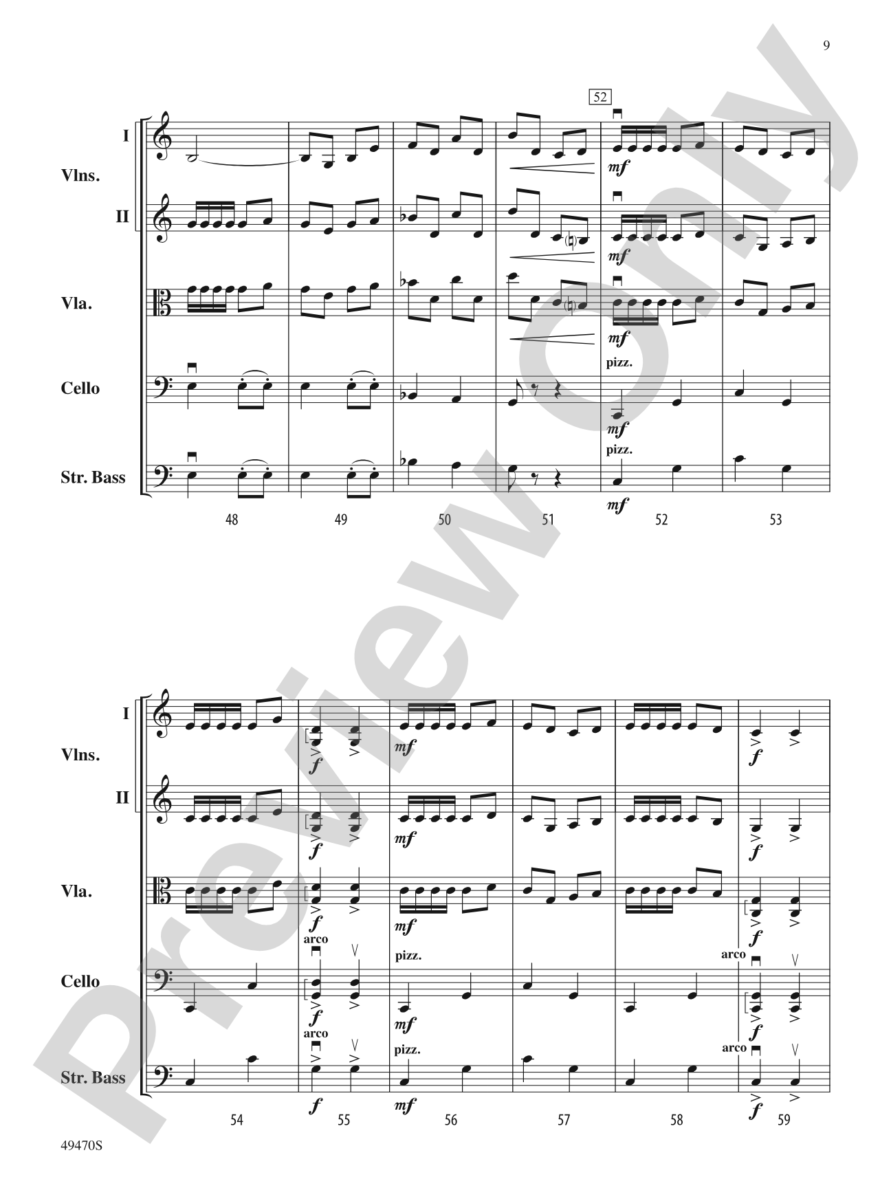 New Chances, New Dances: String Orchestra Conductor Score & Parts