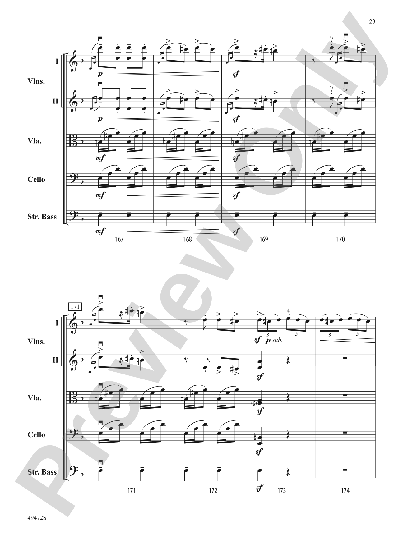 Fantasía Española: String Orchestra Conductor Score & Parts