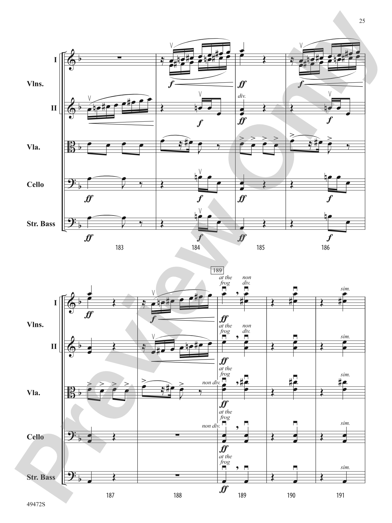 Fantasía Española: String Orchestra Conductor Score & Parts