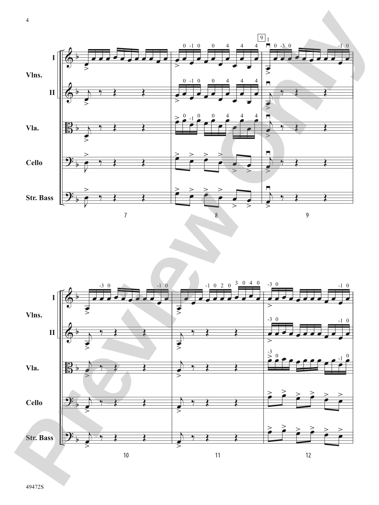 Fantasía Española: String Orchestra Conductor Score & Parts